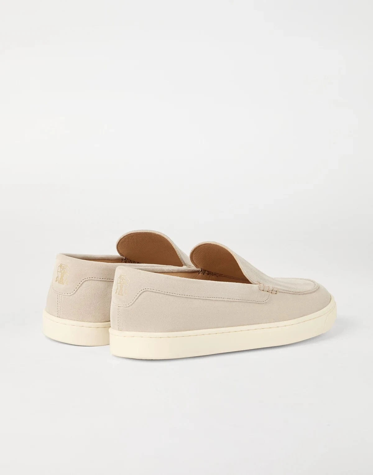 Brunello Cucinelli Chevron-Effect Loafers