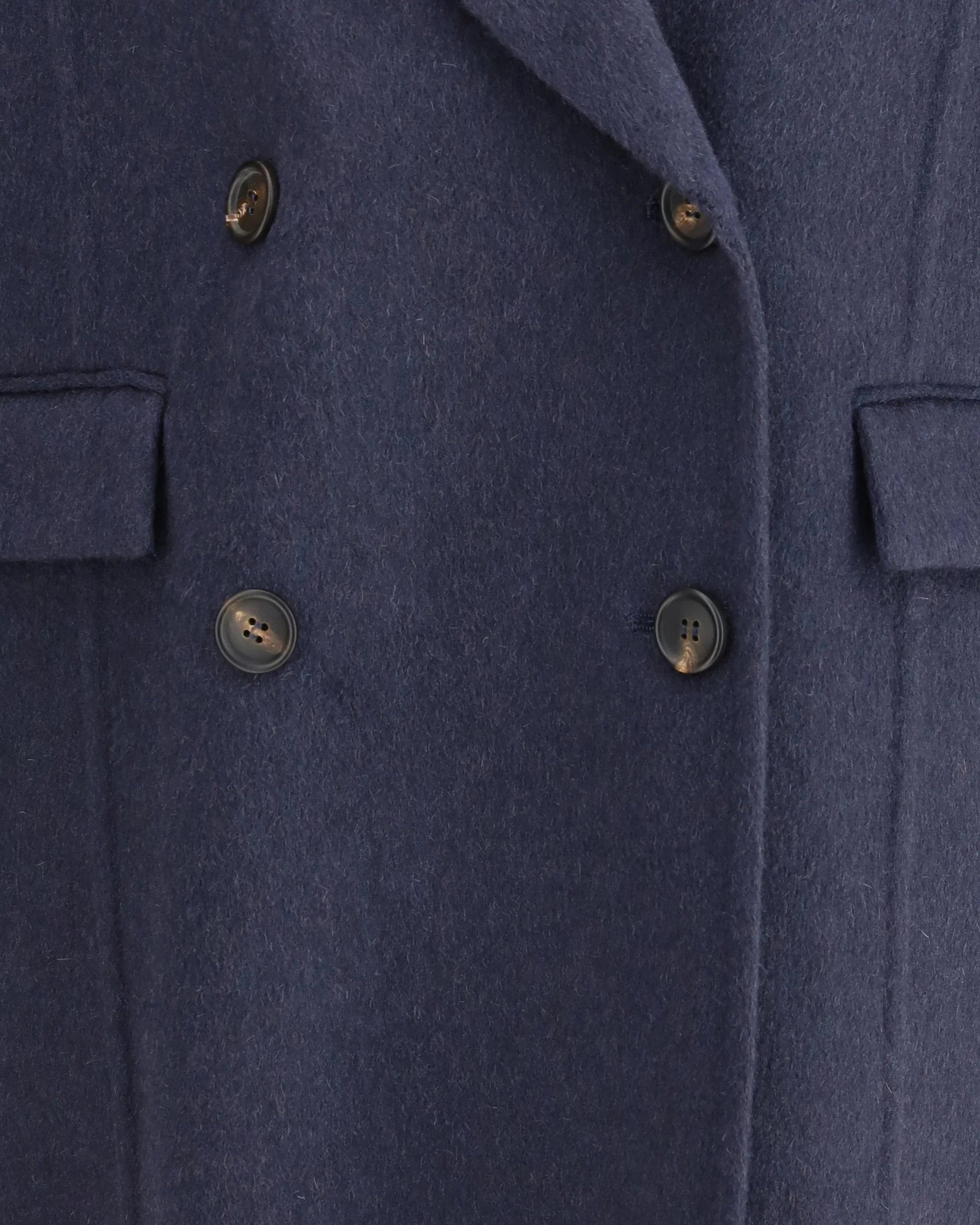 Brunello Cucinelli Double-Breasted Cashmere Coat