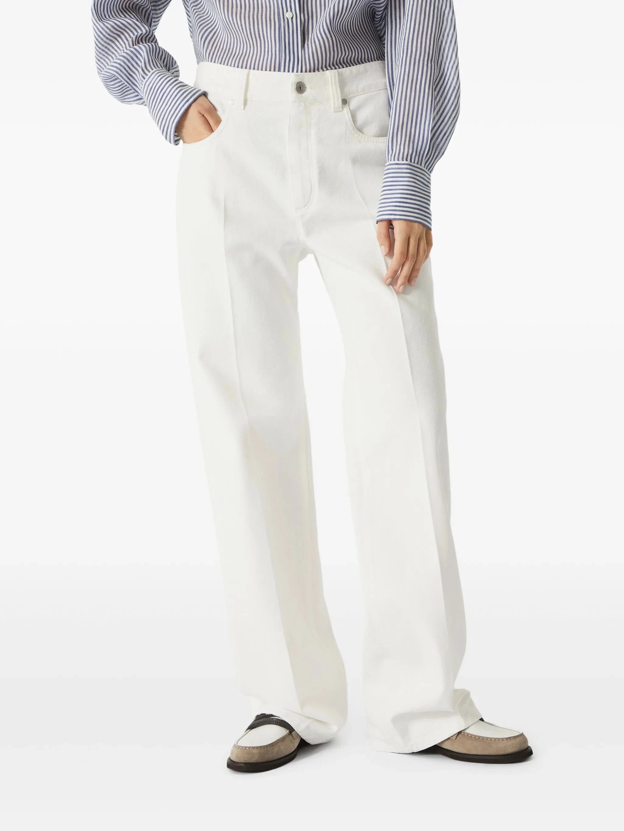 Brunello Cucinelli Dyed Contemporary Denim Jeans