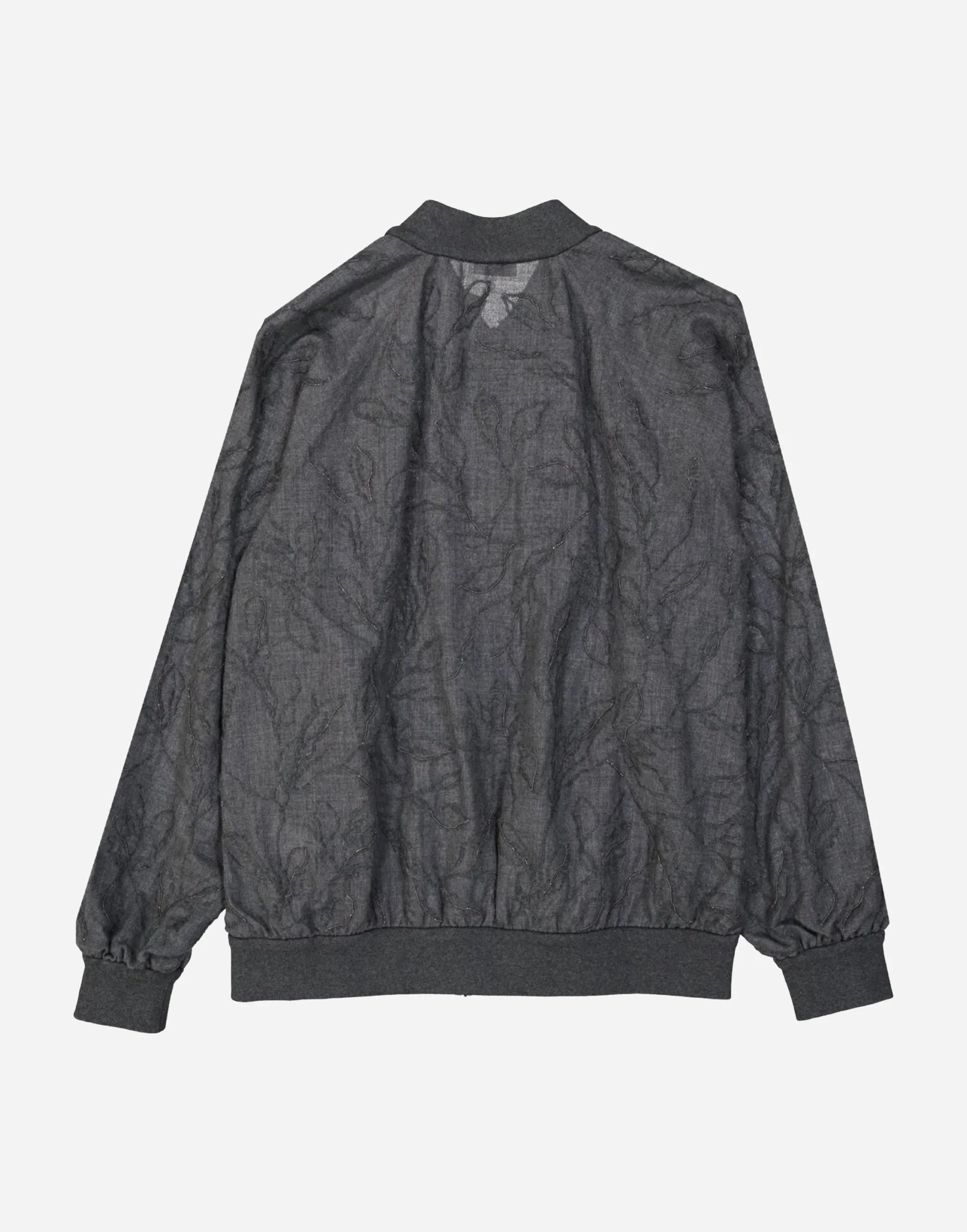 Brunello Cucinelli Floral-Embroidery Wool Jacket