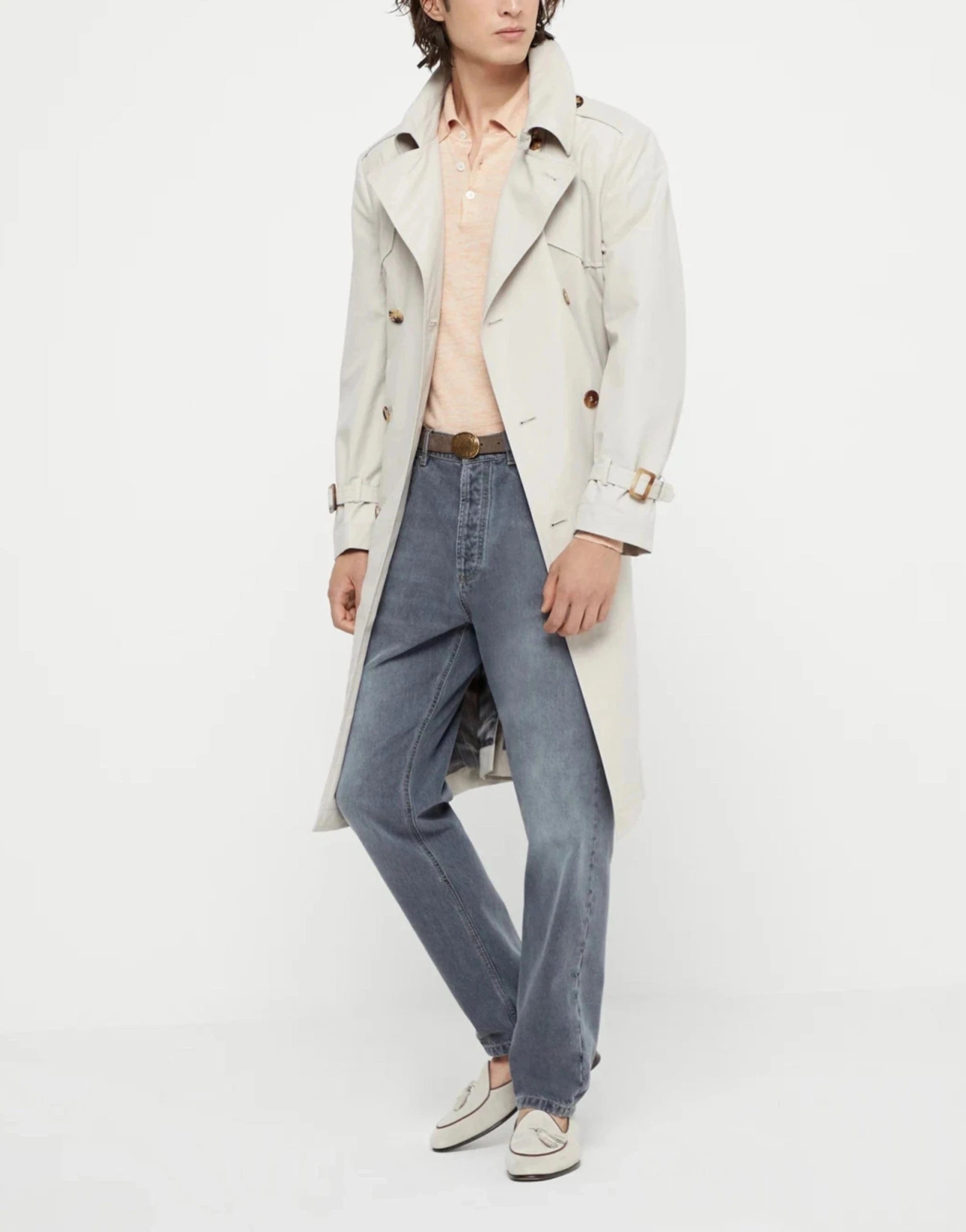 Brunello Cucinelli Greyscale Denim Iconic Jeans