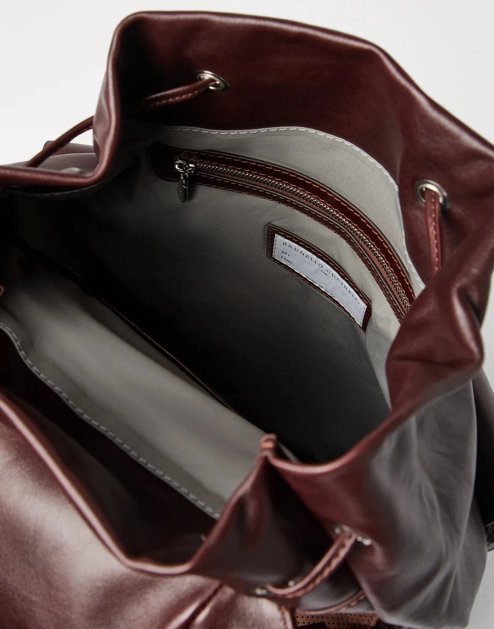 Brunello Cucinelli Leather Leisure Backpack