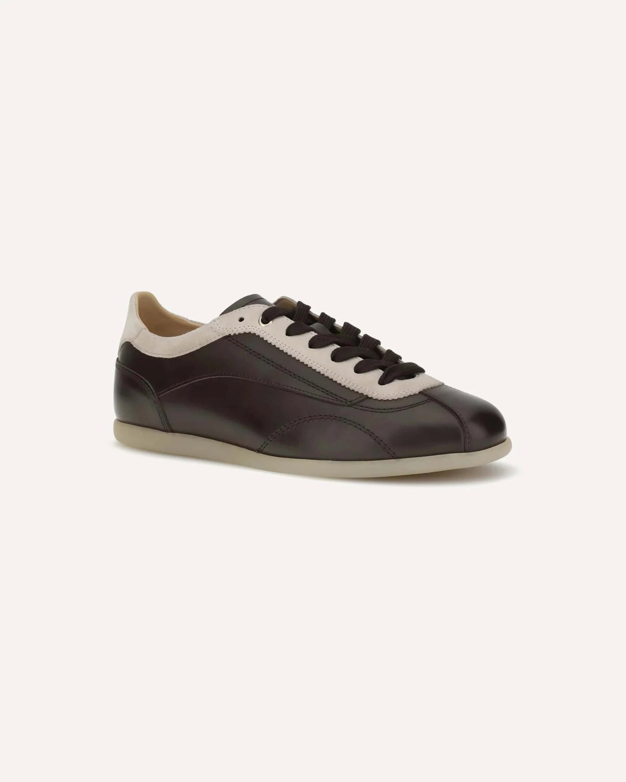 Brunello Cucinelli Natural-Effect Washed Suede Sneakers