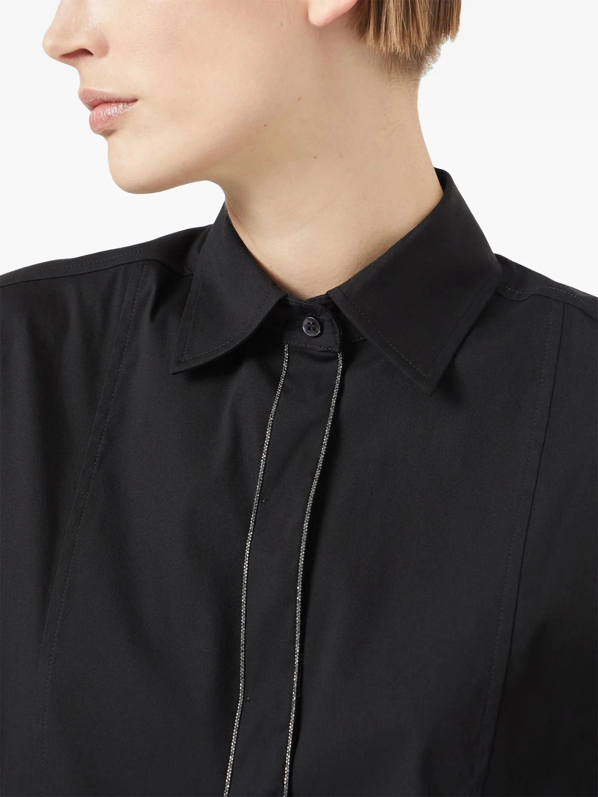 Brunello Cucinelli Panel Poplin Shirt
