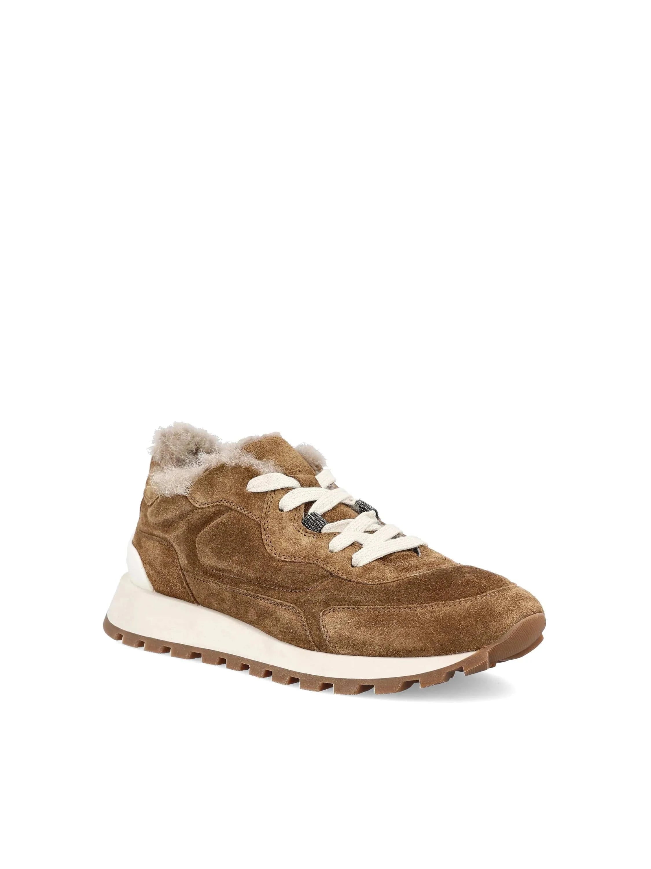 Brunello Cucinelli Pelle Runner Sneakers