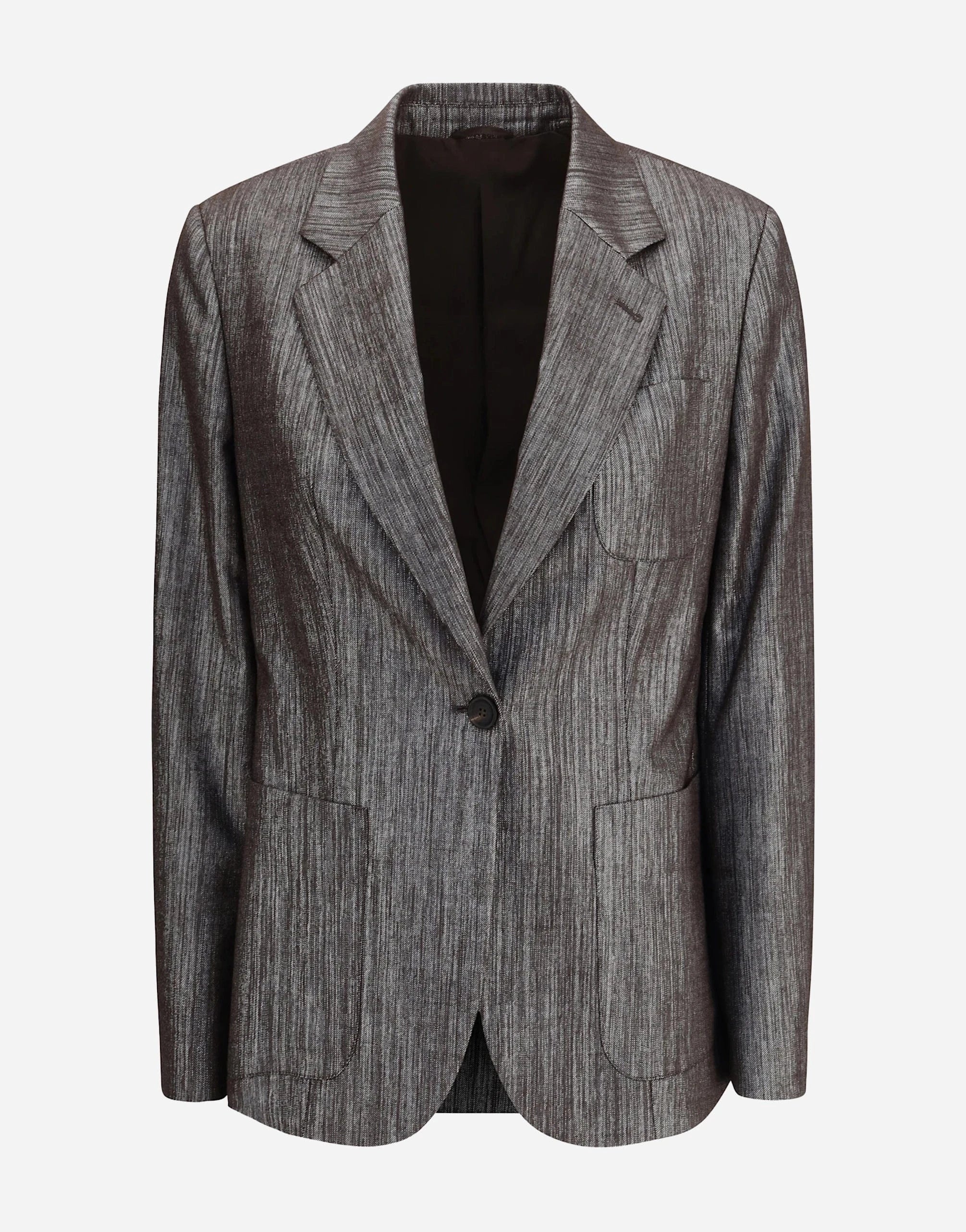 Brunello Cucinelli Single-Breasted Lurex Fabric Blazer