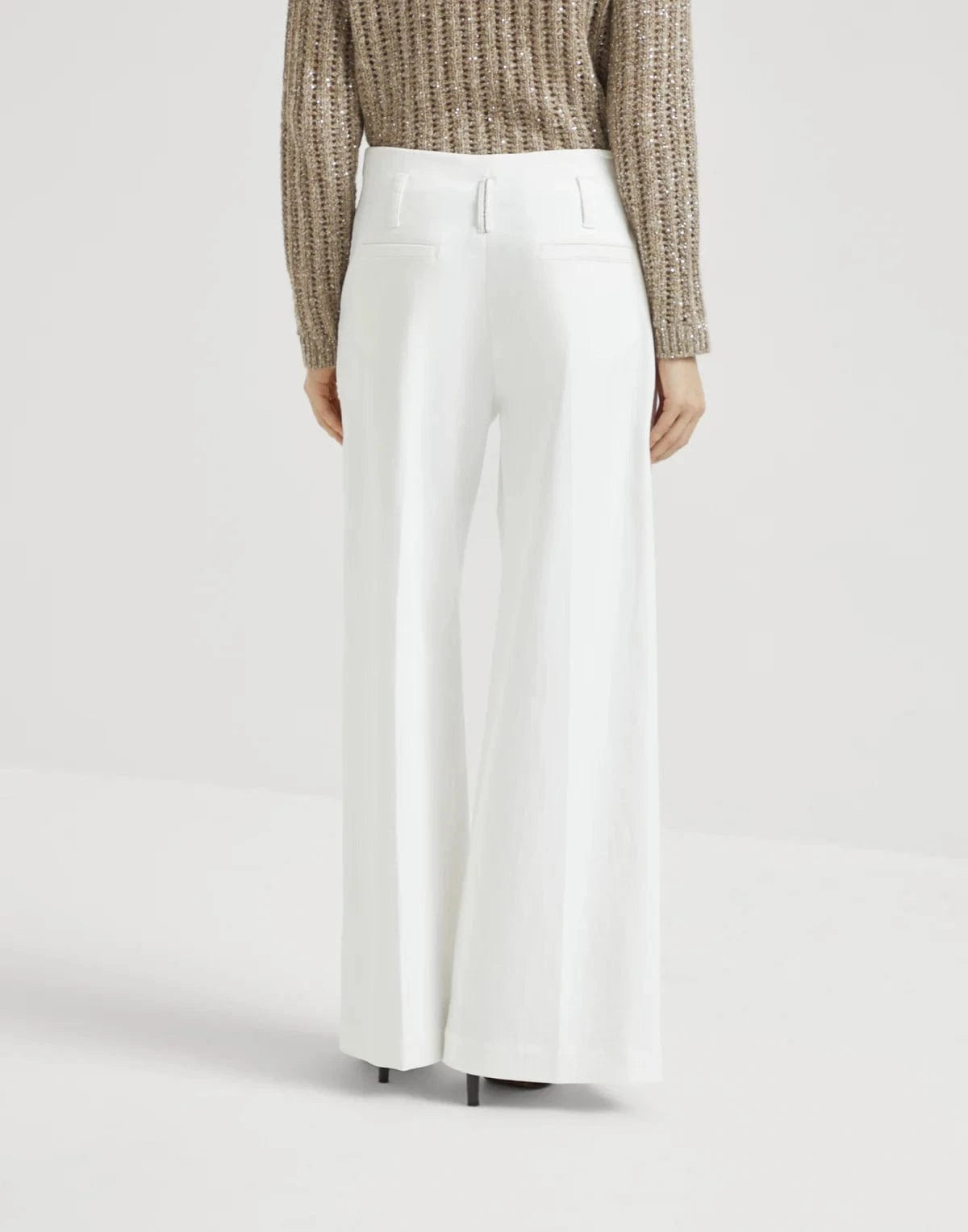 Brunello Cucinelli Stretch Denim Flared Sartorial Jeans