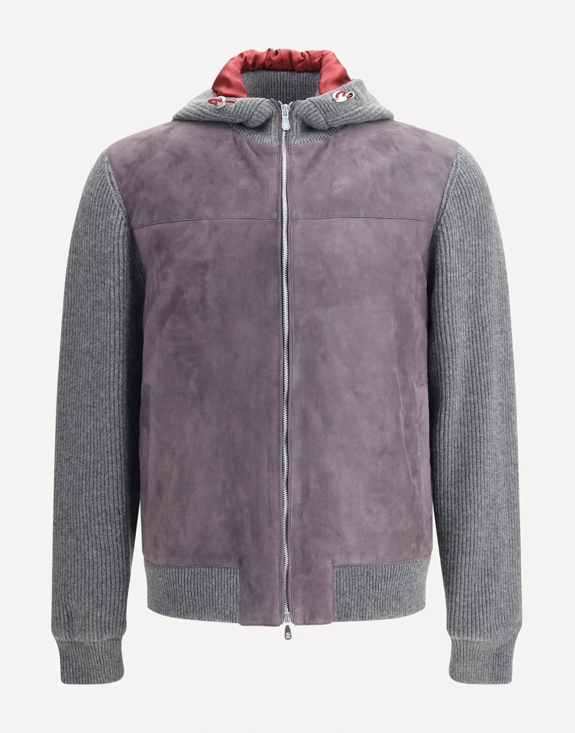 Brunello Cucinelli Suede Zip-Up Bomber Jacket