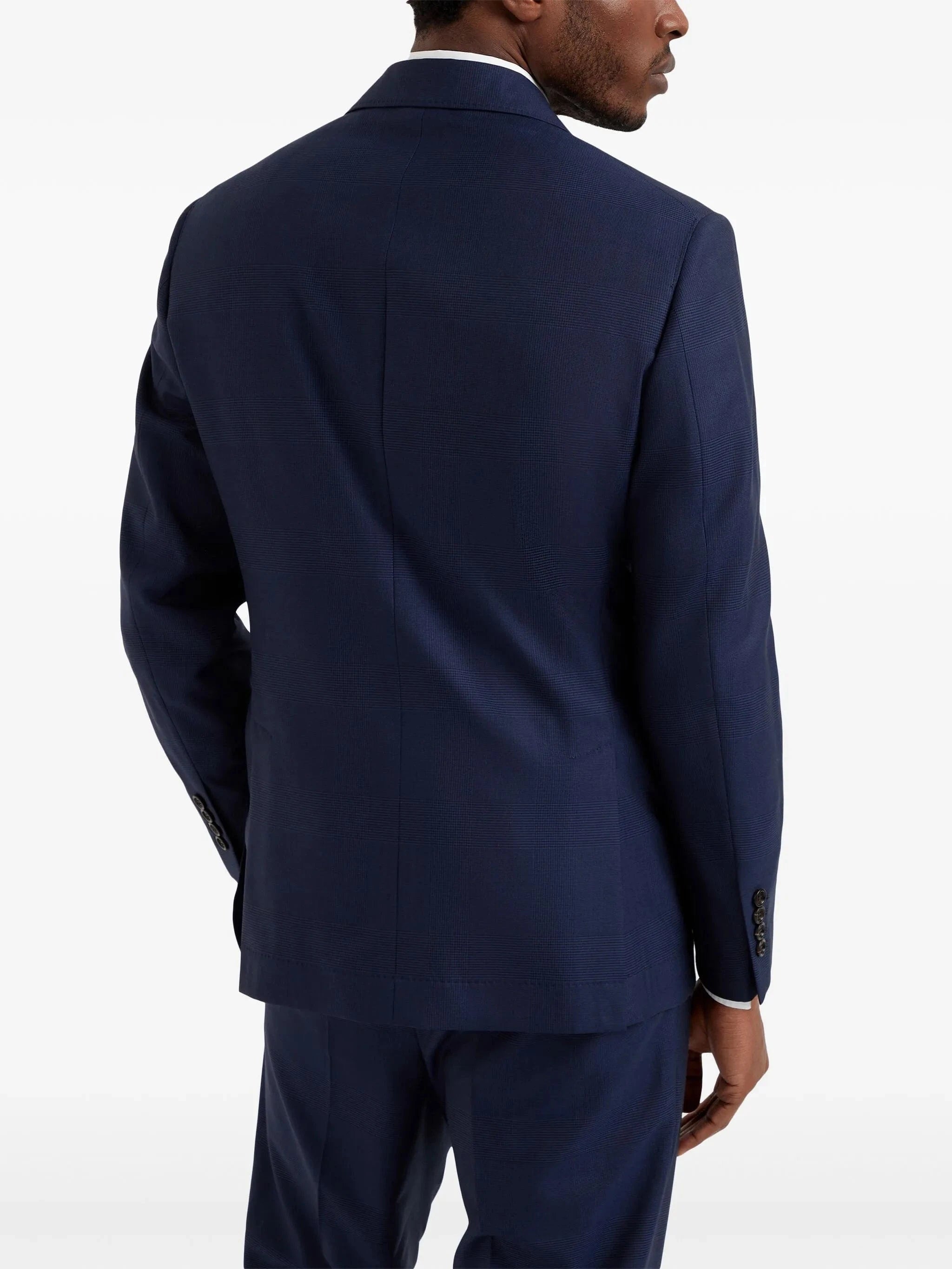Brunello Cucinelli Super 150s Wool Prince Of Wales Blazer