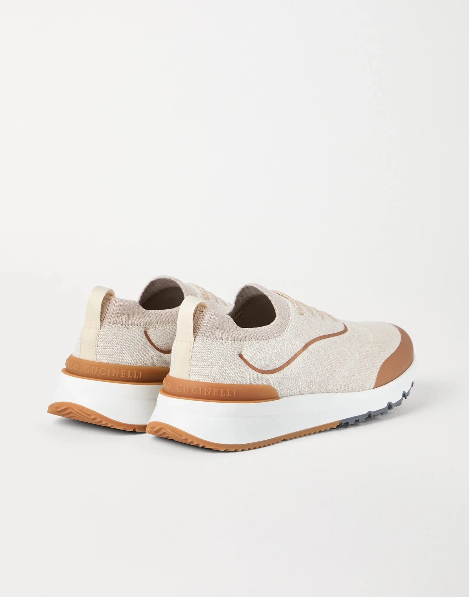 Brunello Cucinelli Techno Knit Heat-Bonded Sneakers