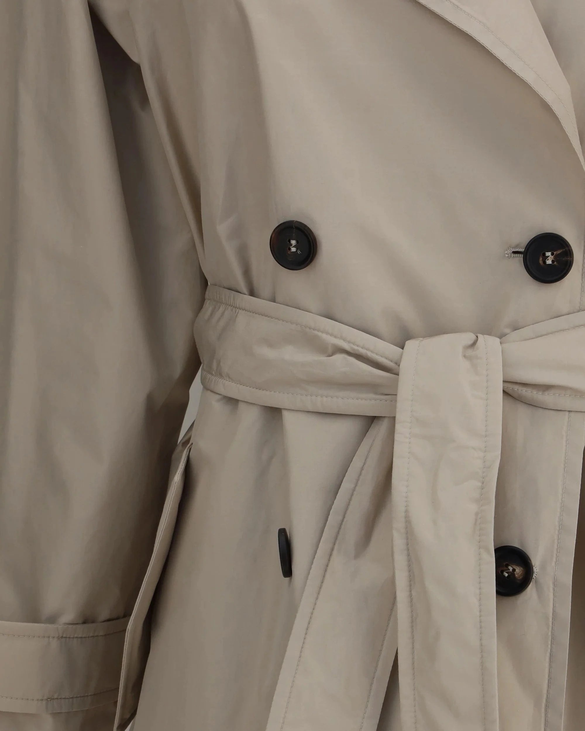 Brunello Cucinelli Techno Water-Resistant Taffeta Trench Coat
