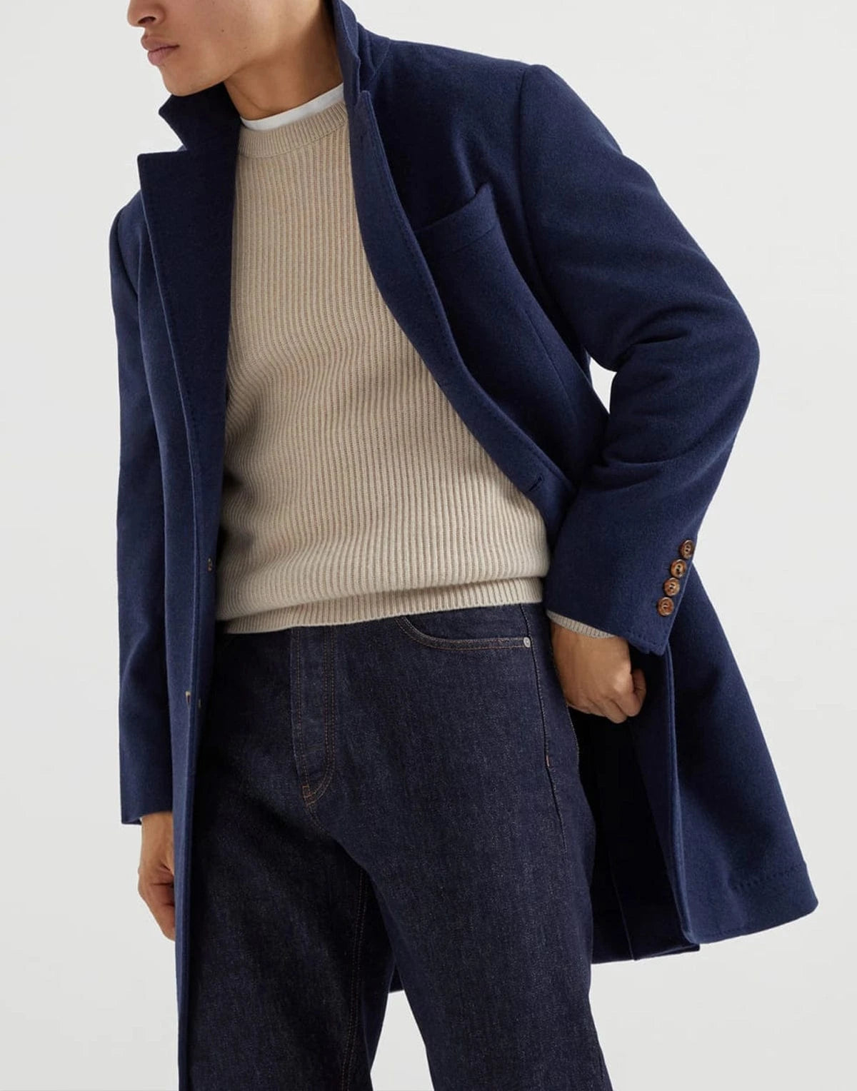 Brunello Cucinelli Water-Resistant Cashmere Coat