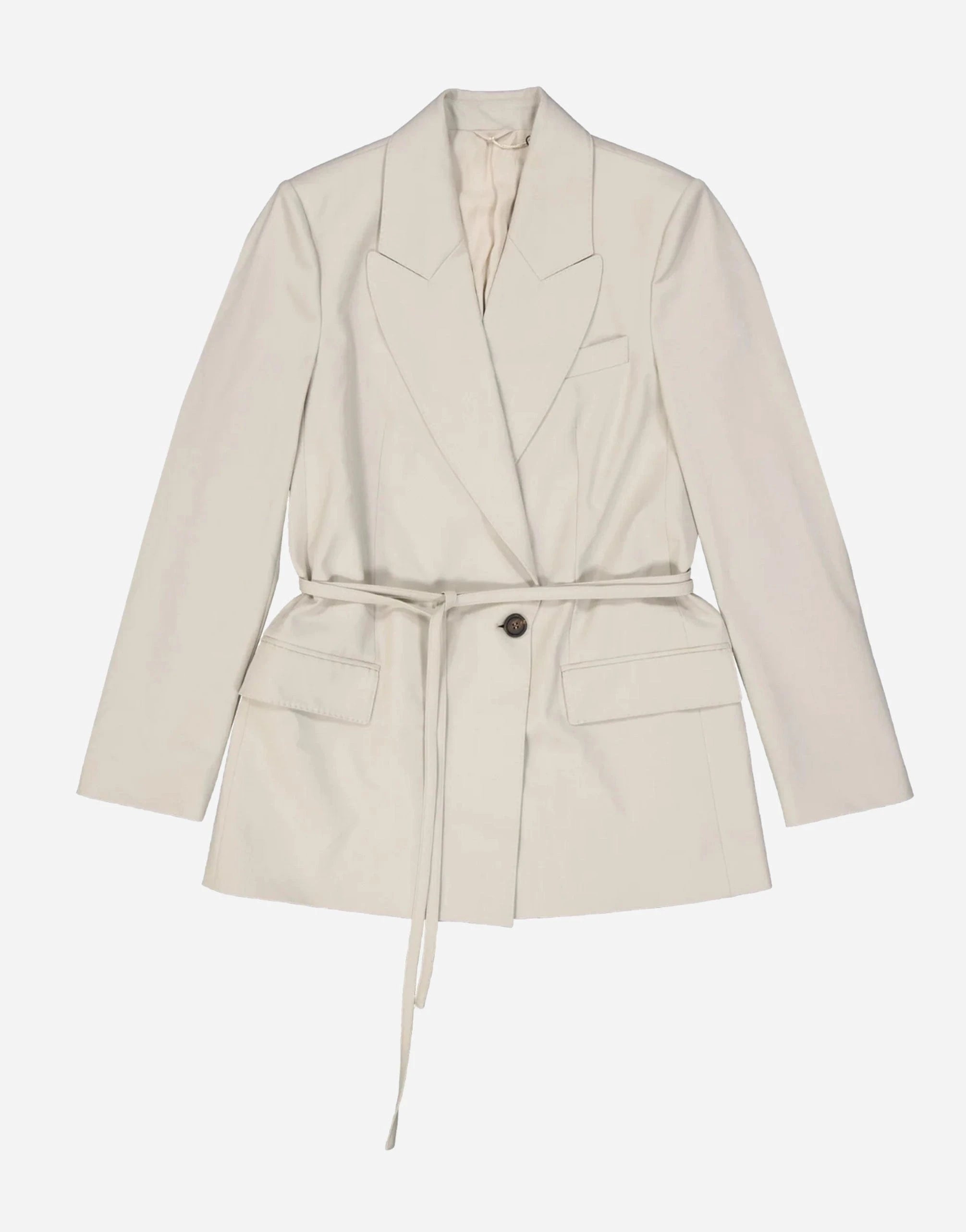 Brunello Cucinelli Wool Belted Blazer