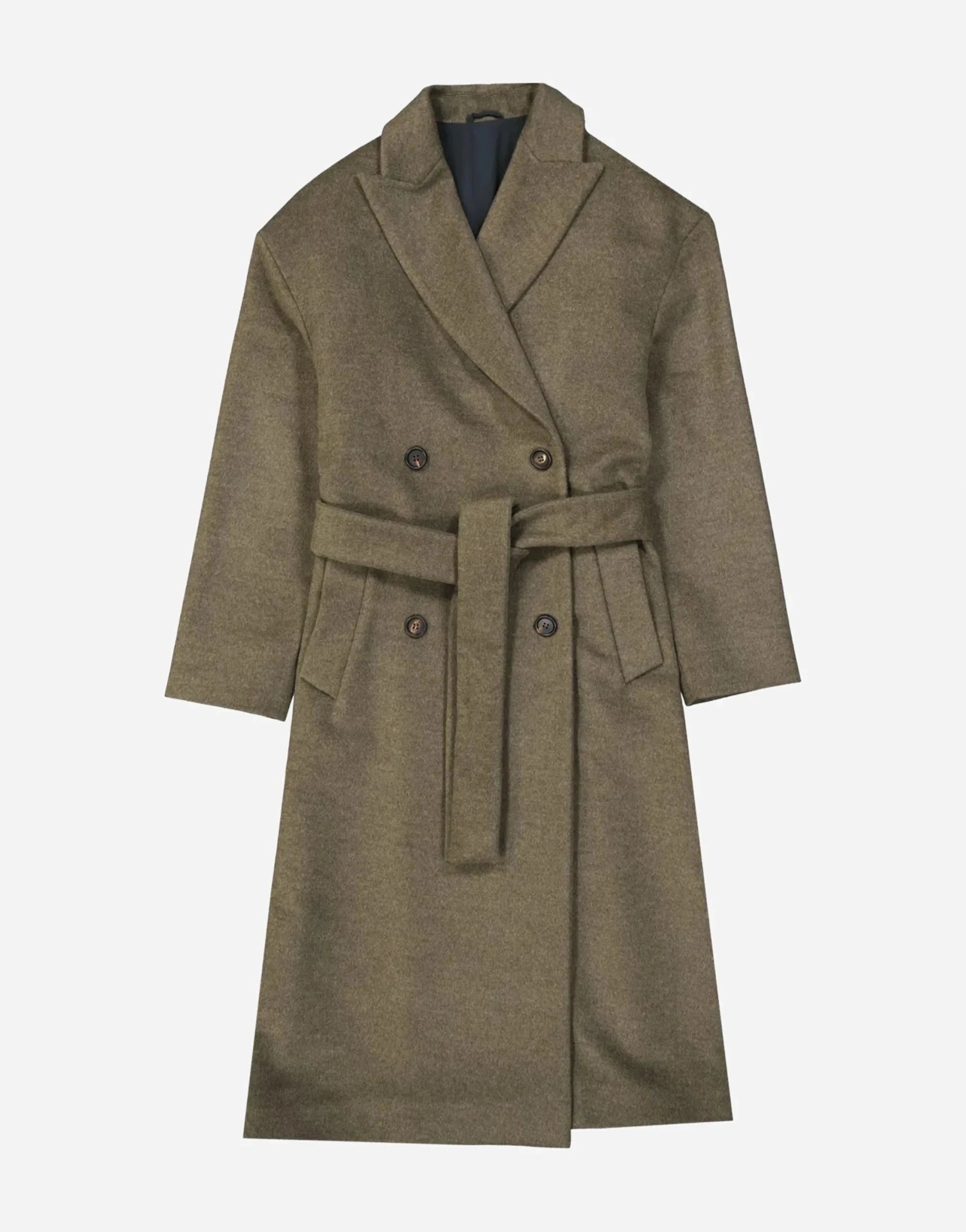 Brunello Cucinelli Wool-Cashmere Blend Belted Coat