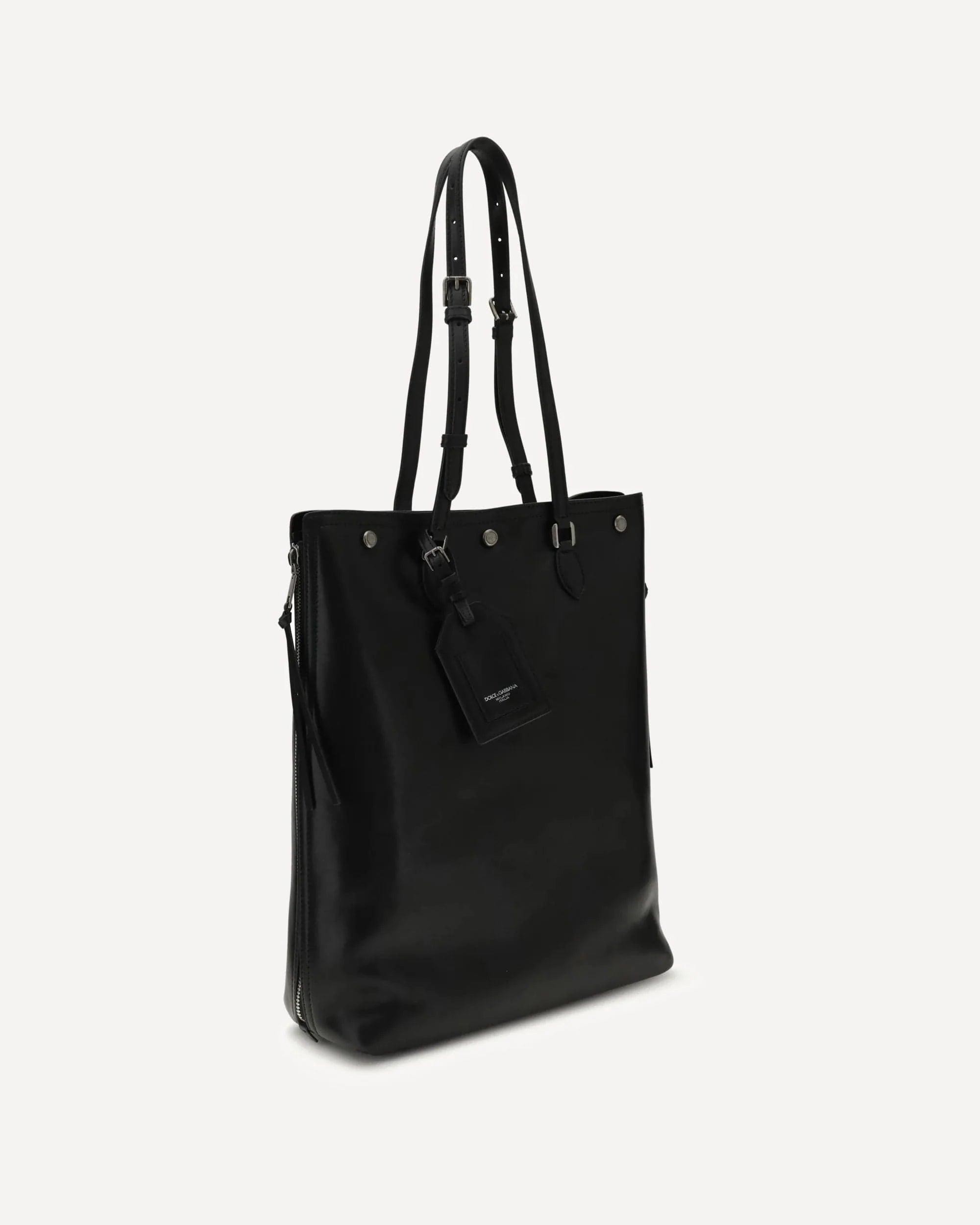 Dolce 
Gabbana Atene Leather Shopping Bag