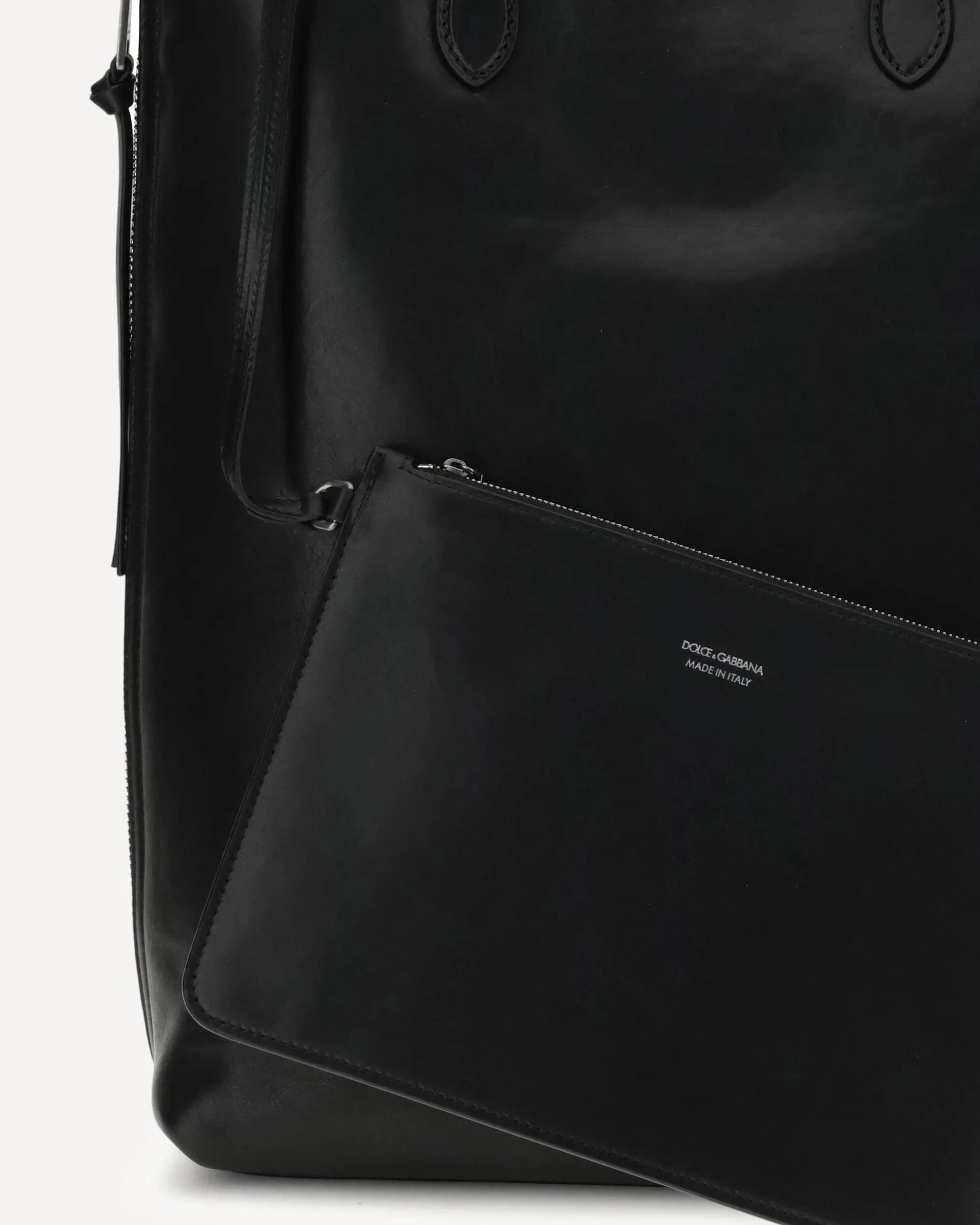 Dolce 
Gabbana Atene Leather Shopping Bag