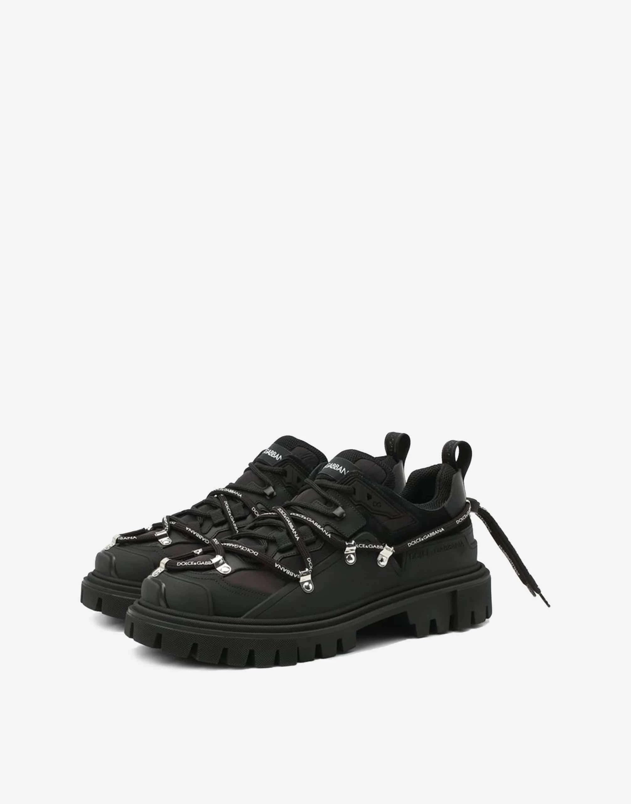 Dolce 
Gabbana Black Hi-Trekking Boots