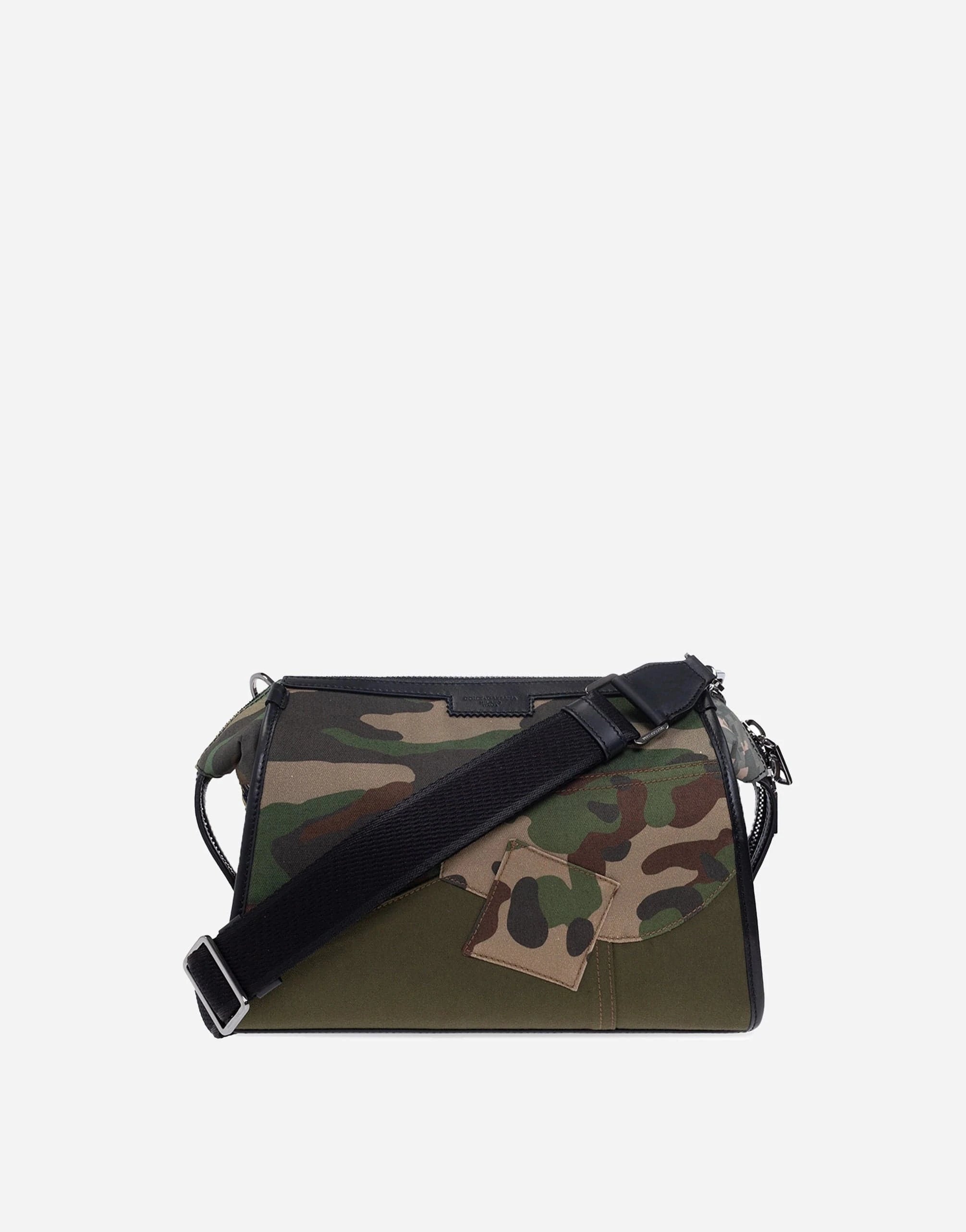 Dolce 
Gabbana Camouflage-Printed Zipped Crossbody Bag