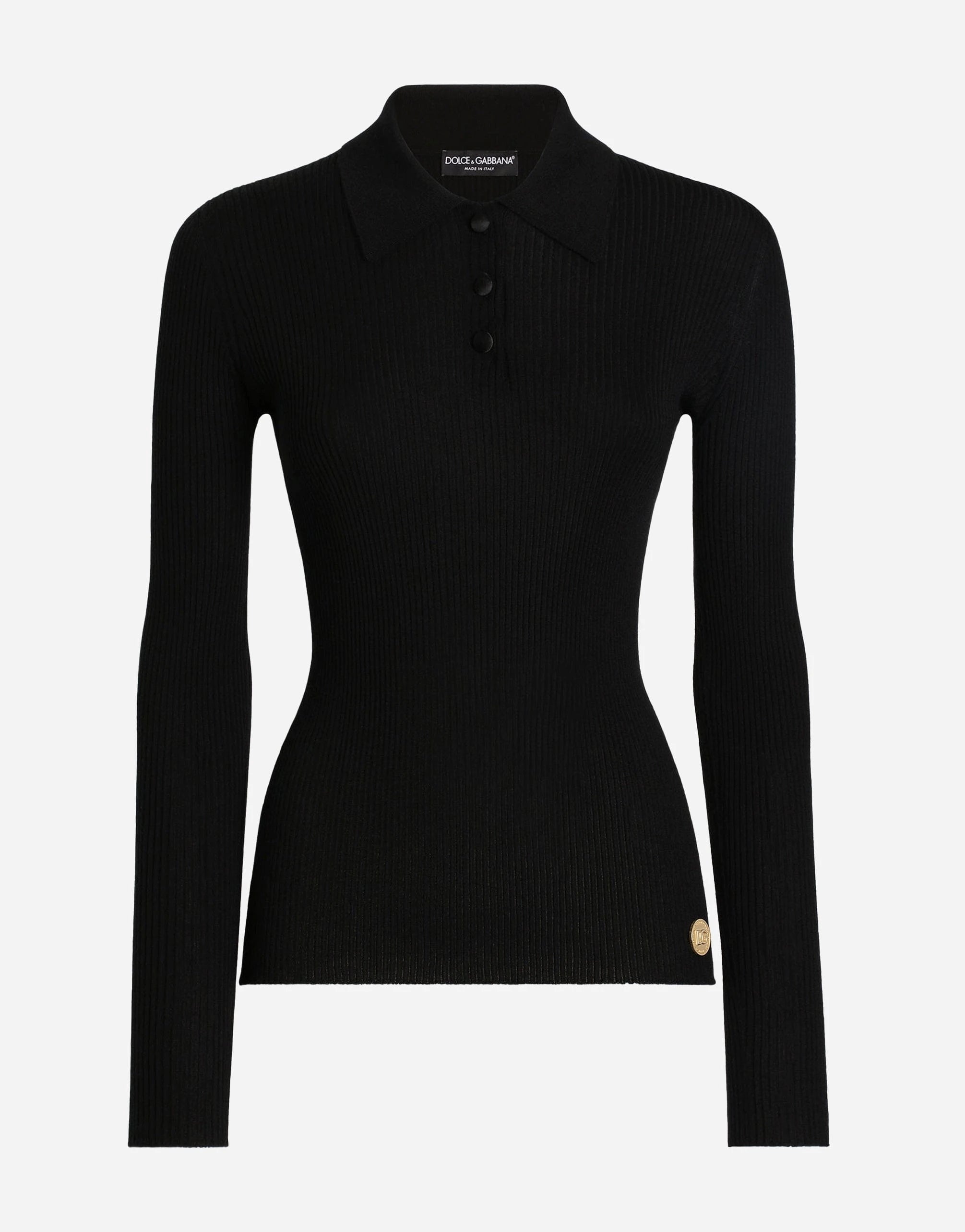 Dolce 
Gabbana Cashmere Polo Sweater