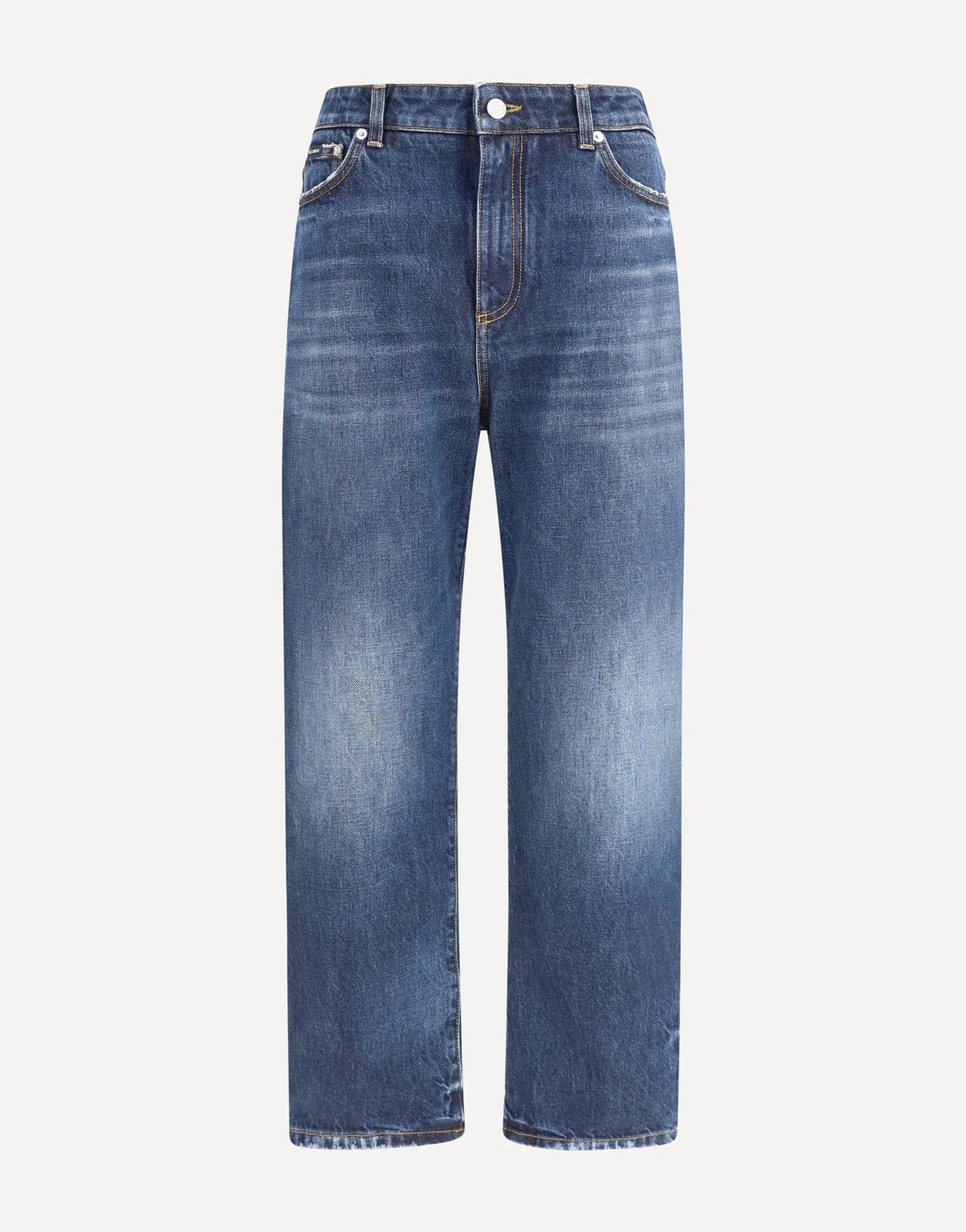 Dolce 
Gabbana Cotton Boyfriend Jeans