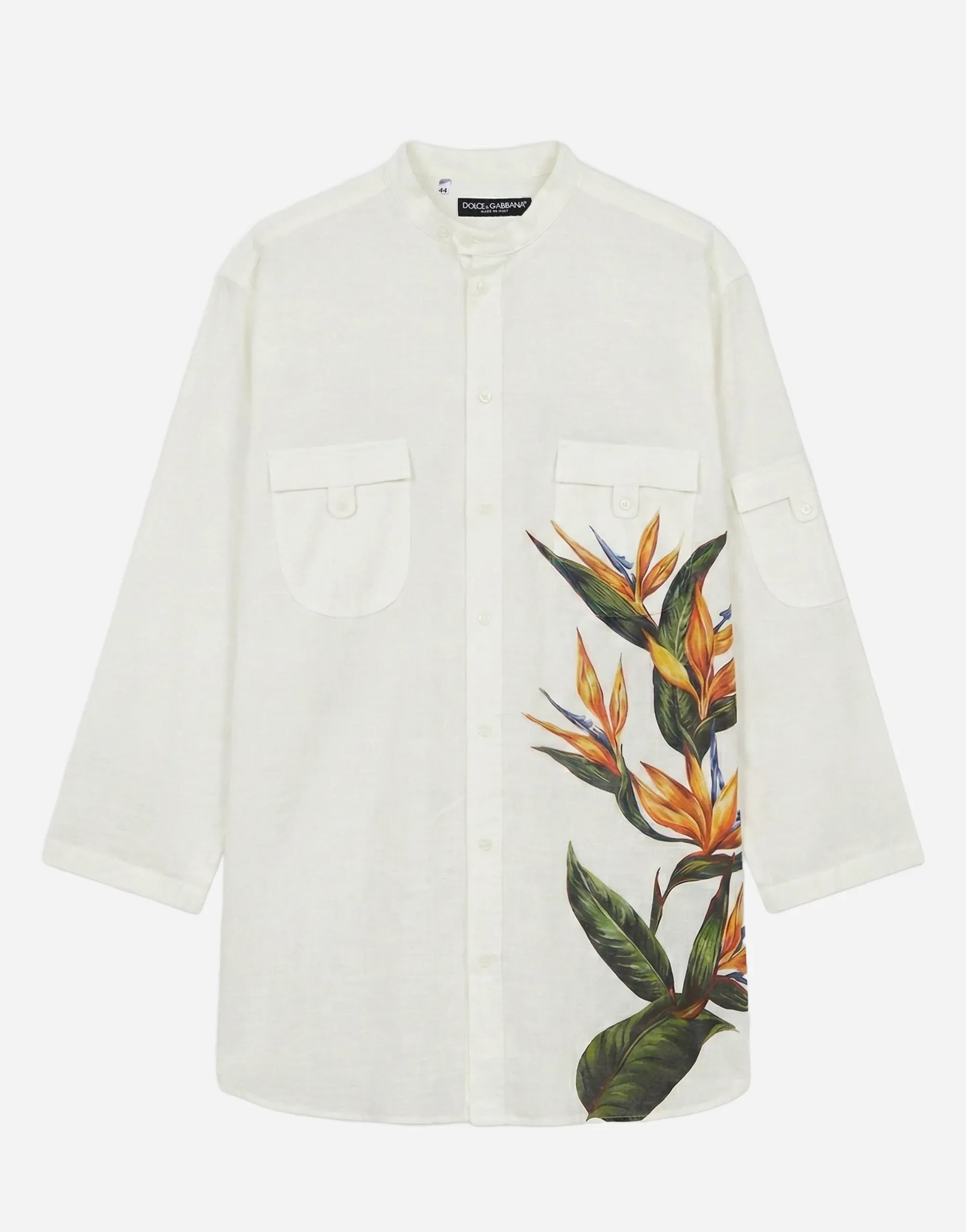 Dolce 
Gabbana Cotton Floral-Print Shirt