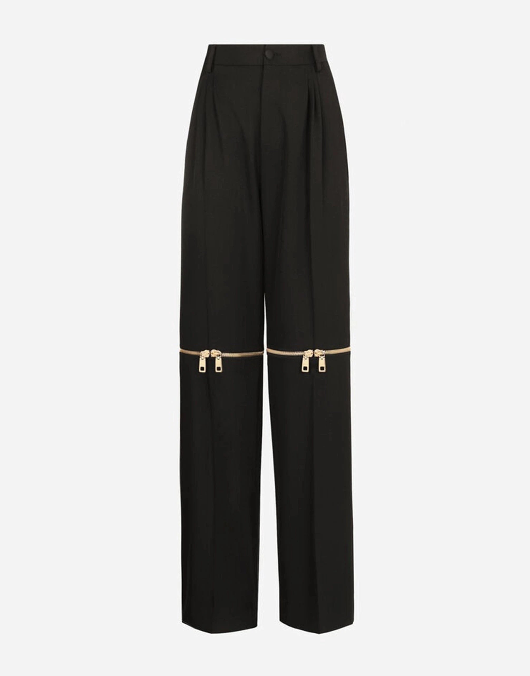 Dolce 
Gabbana Darts And Zipper Gabardine Trousers
