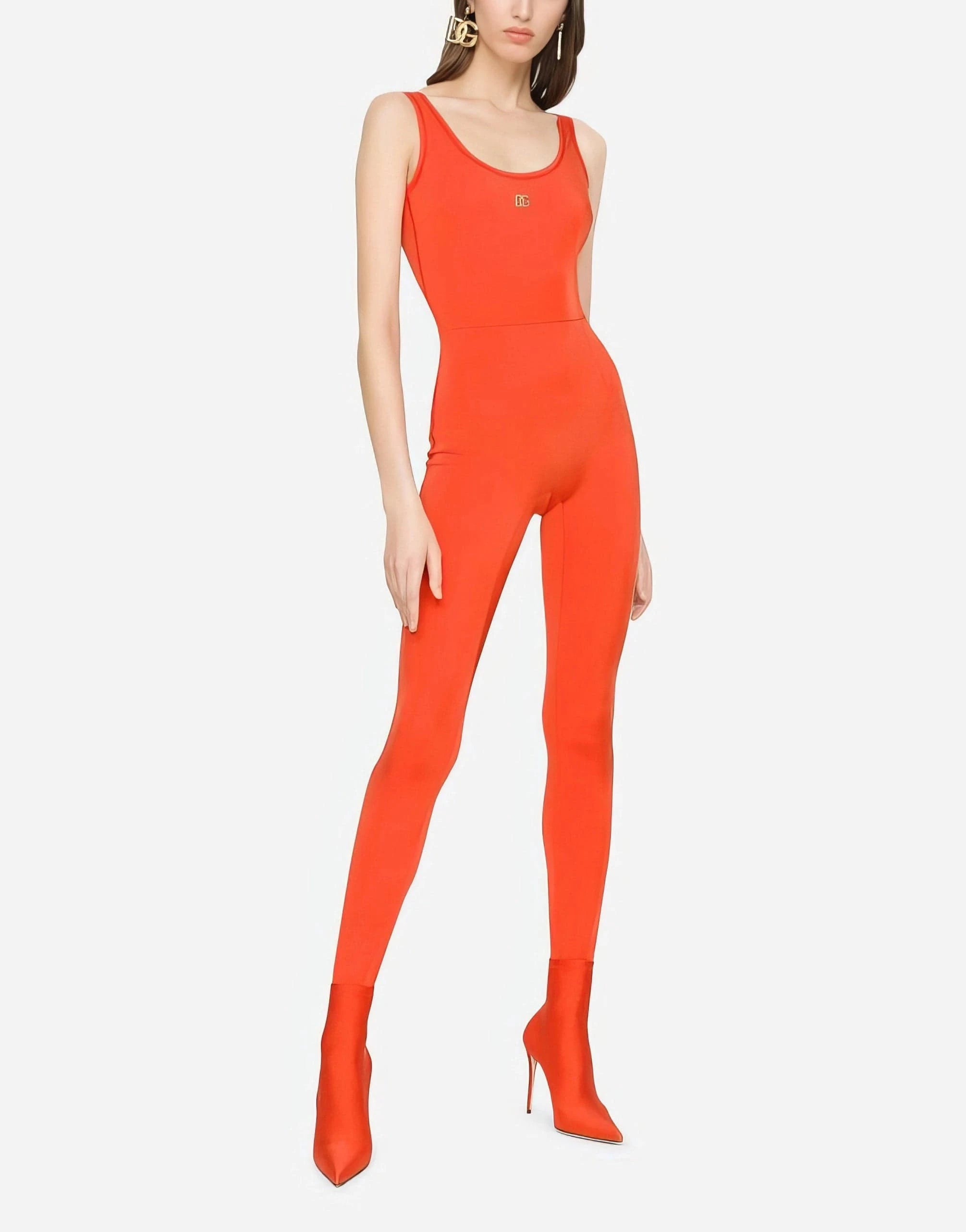 Dolce 
Gabbana DG Logo Jersey Jumpsuit