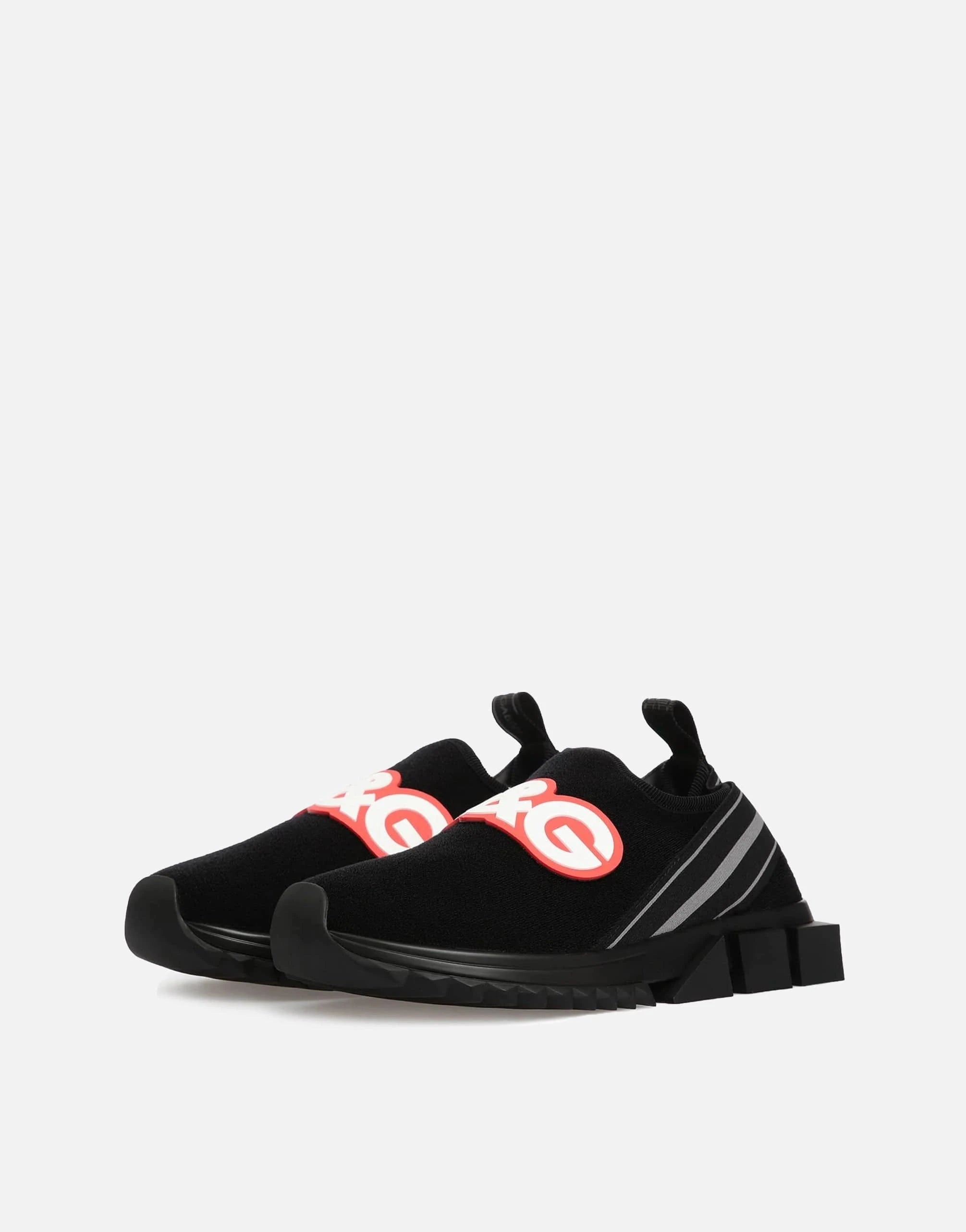 Dolce 
Gabbana DG Logo Patch Sorrento Slip-On Sneakers