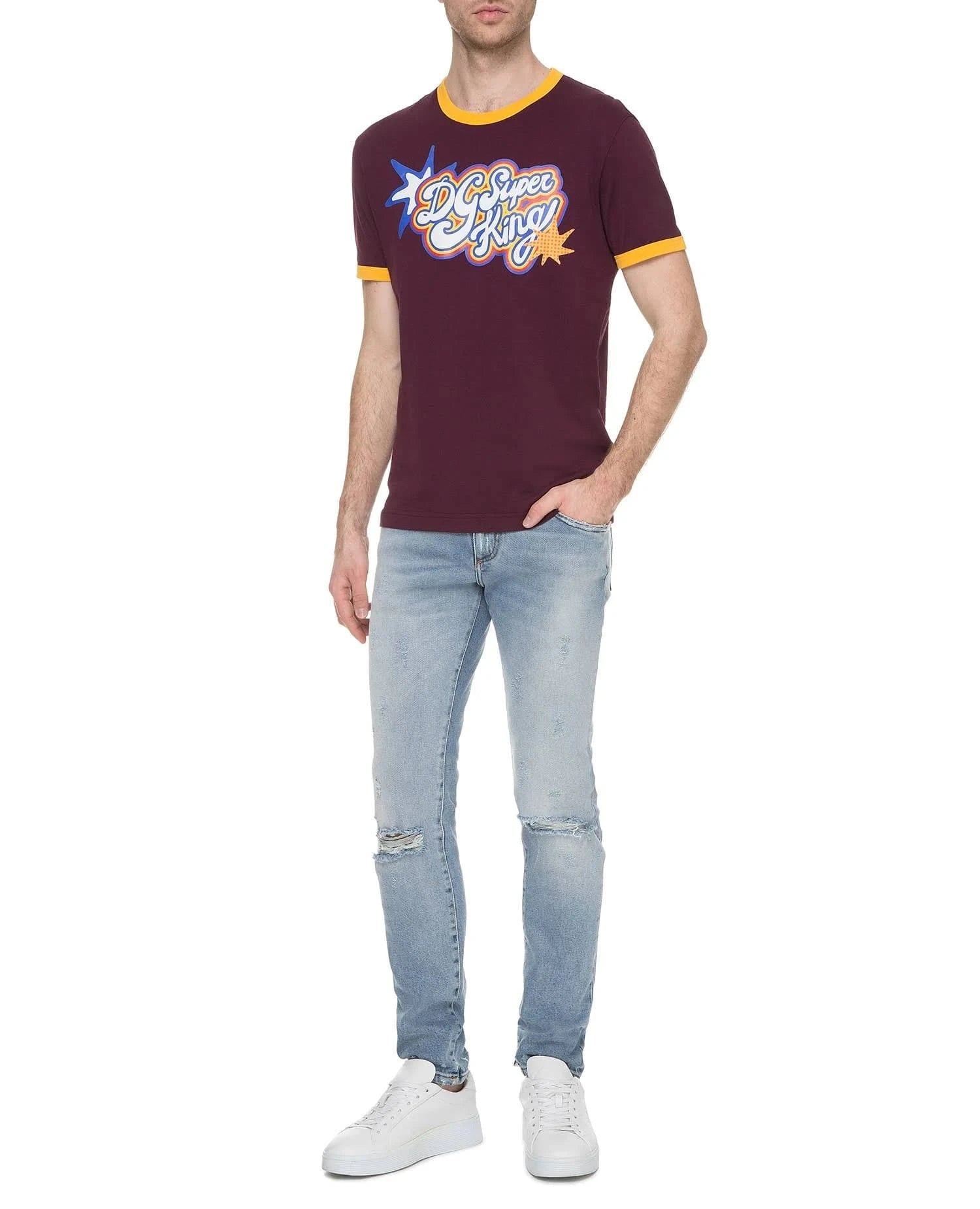 Dolce 
Gabbana DG Super King Print T-Shirt