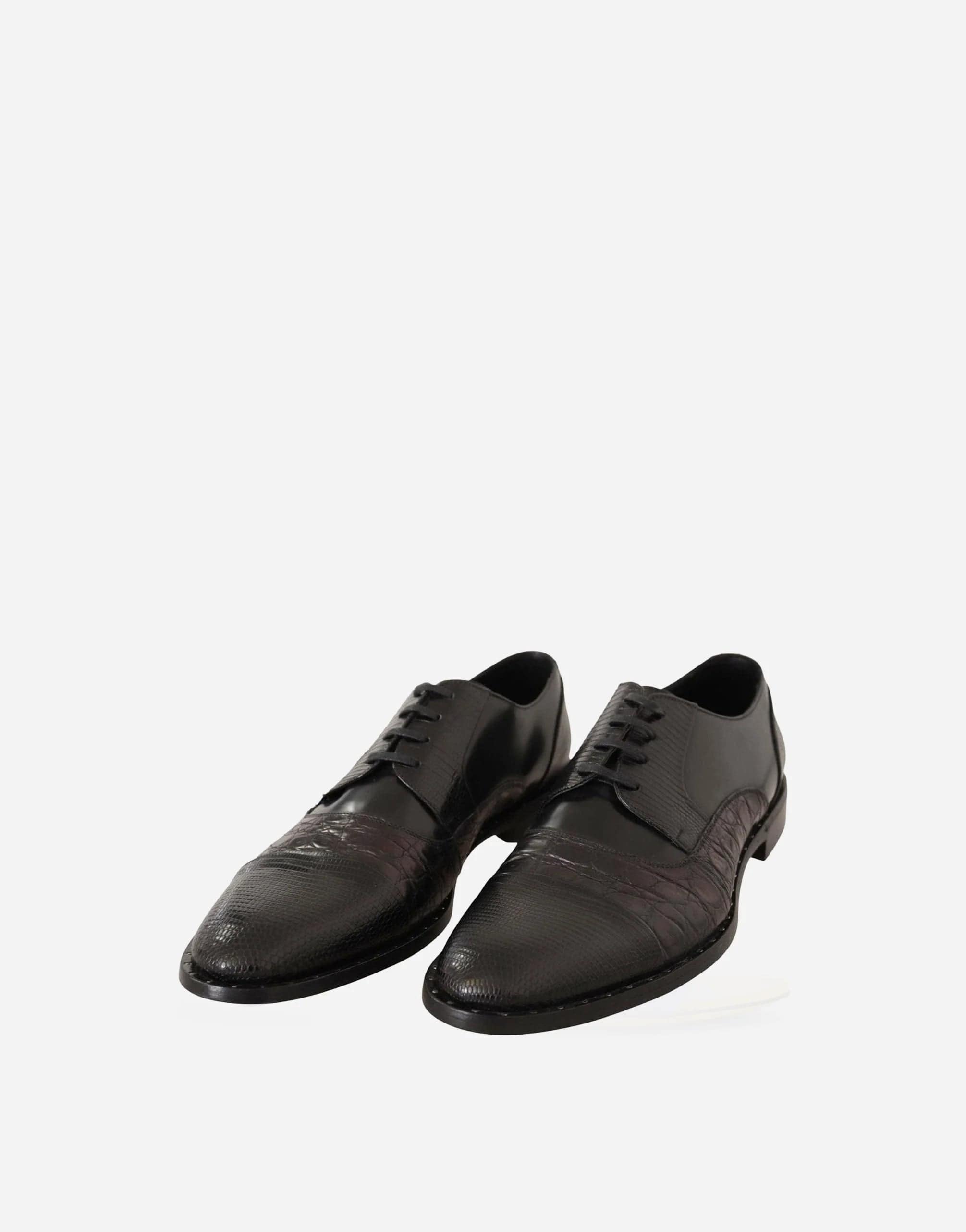 Dolce 
Gabbana Exotic-Print Derby Shoes