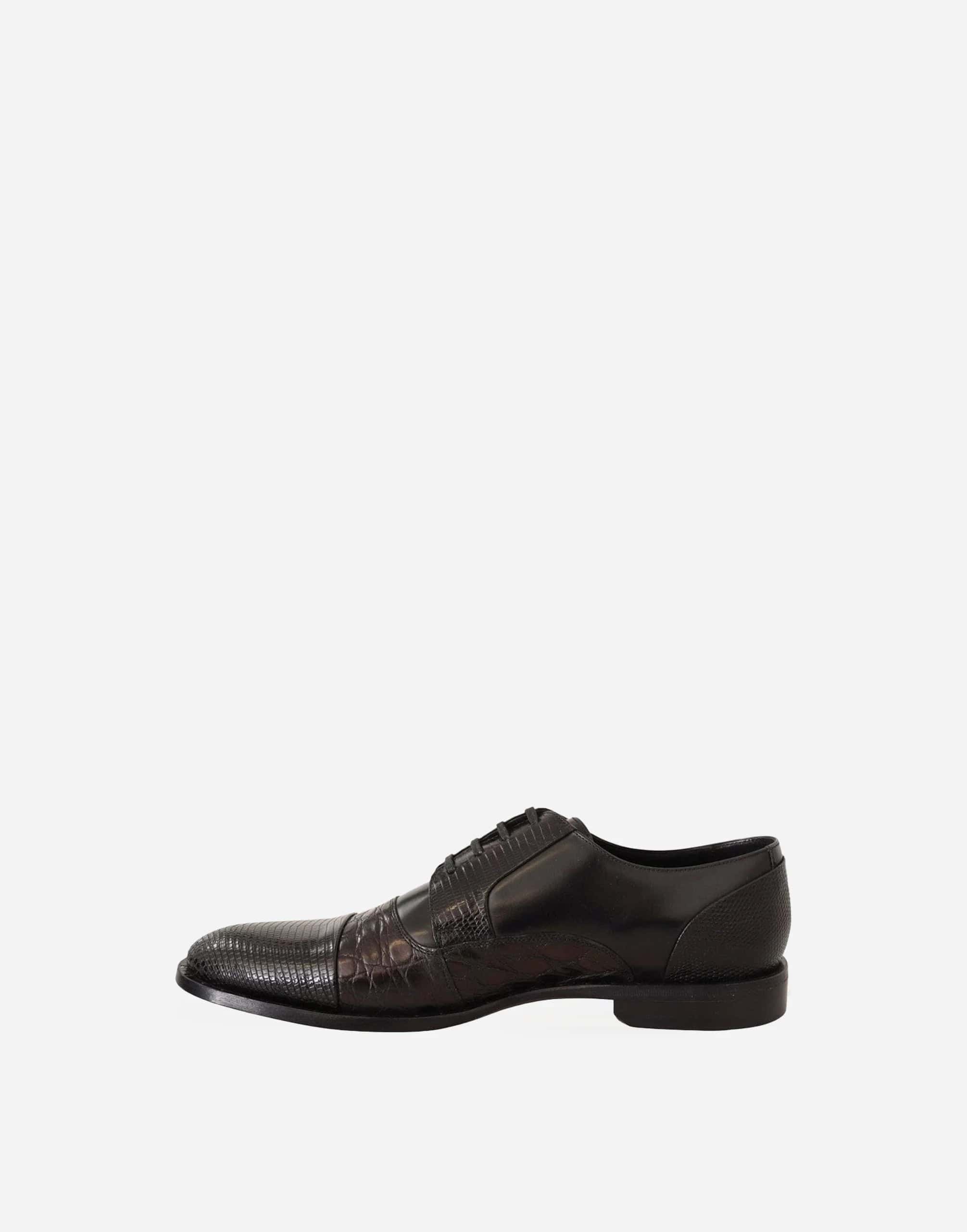Dolce 
Gabbana Exotic-Print Derby Shoes