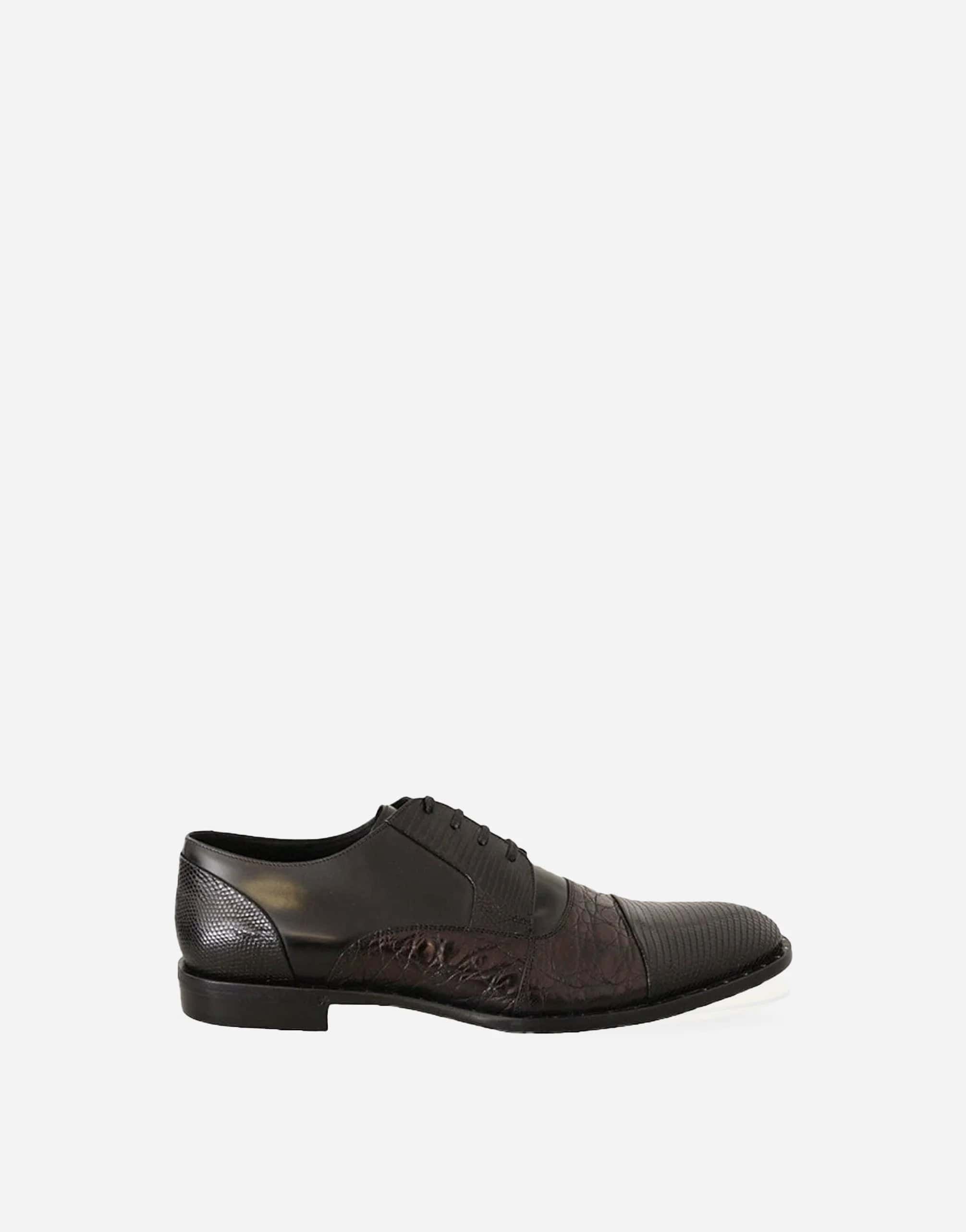 Dolce 
Gabbana Exotic-Print Derby Shoes