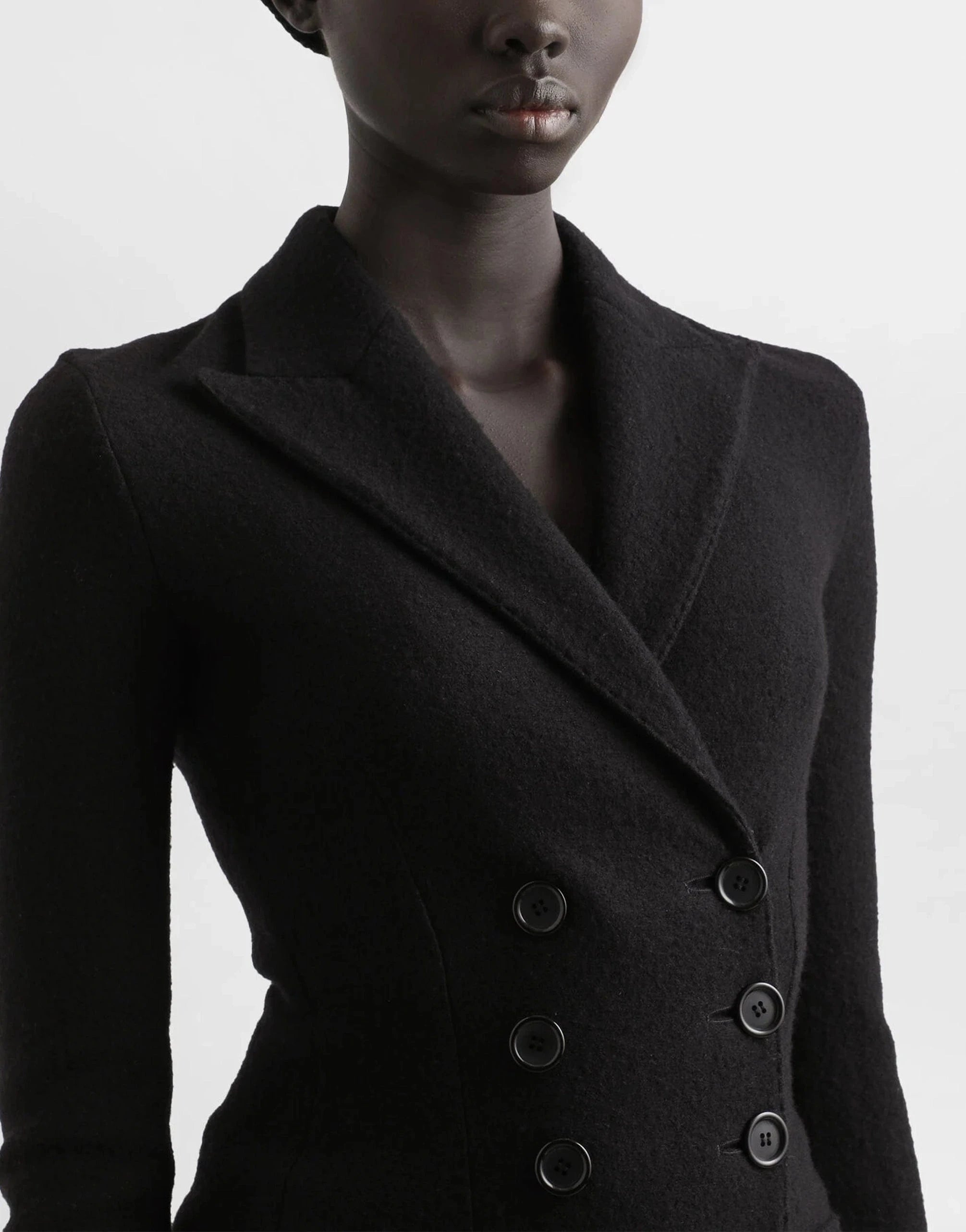 Dolce 
Gabbana Double-Breasted Wool Cloth Jacket