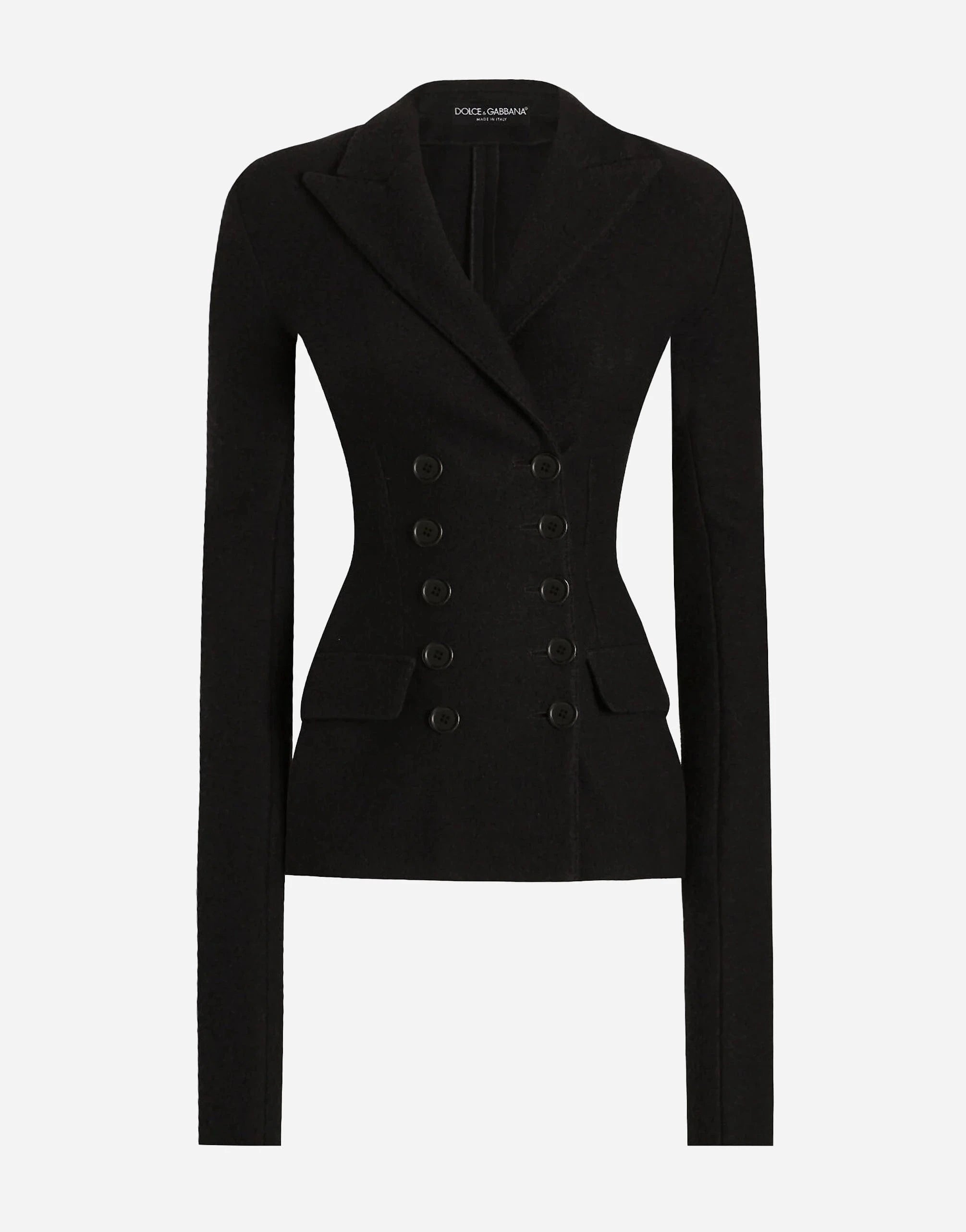 Dolce 
Gabbana Double-Breasted Wool Cloth Jacket