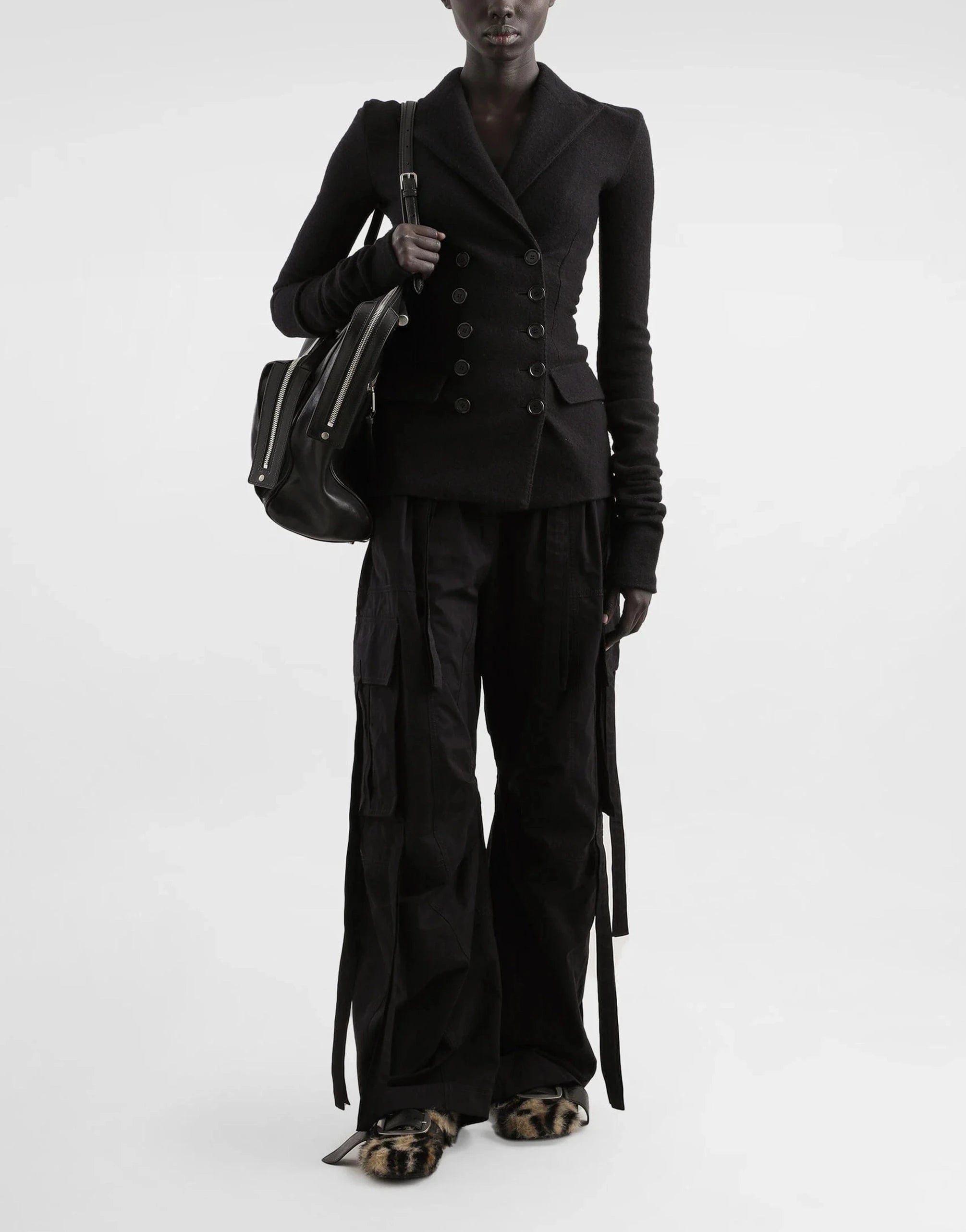 Dolce 
Gabbana Double-Breasted Wool Cloth Jacket