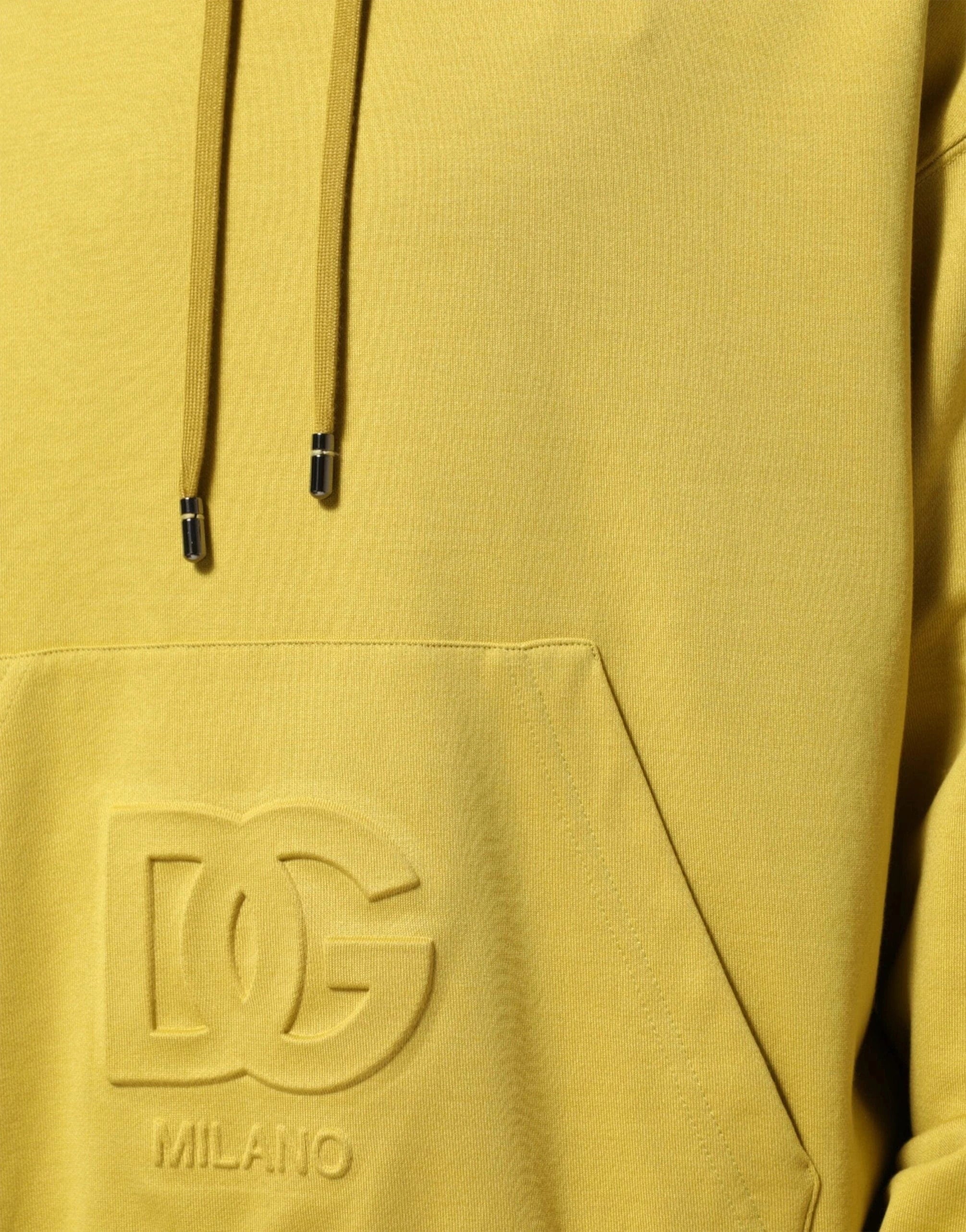 Dolce 
Gabbana Embossed DG Logo Technical Jersey Hoodie
