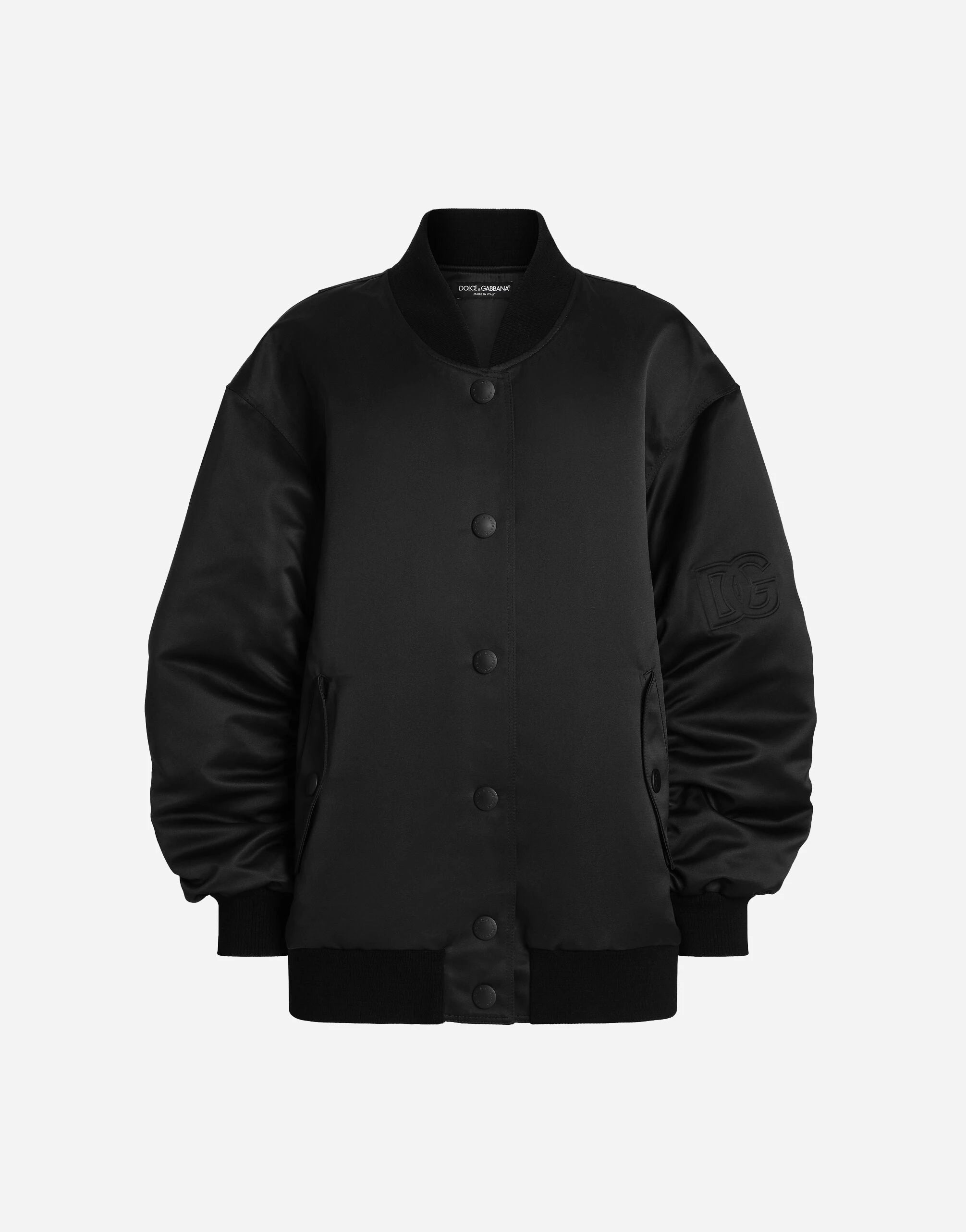 Dolce 
Gabbana Embossed Print Oversized Jacket