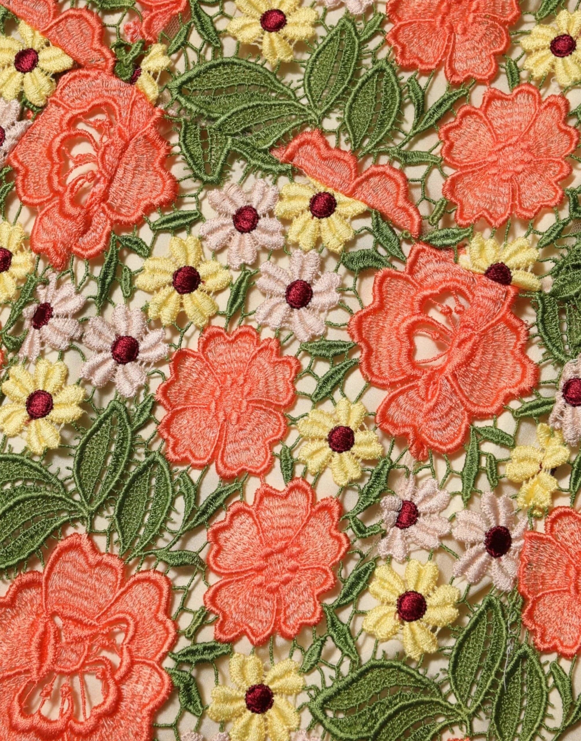 Dolce 
Gabbana Floral Macramé Lace Dress