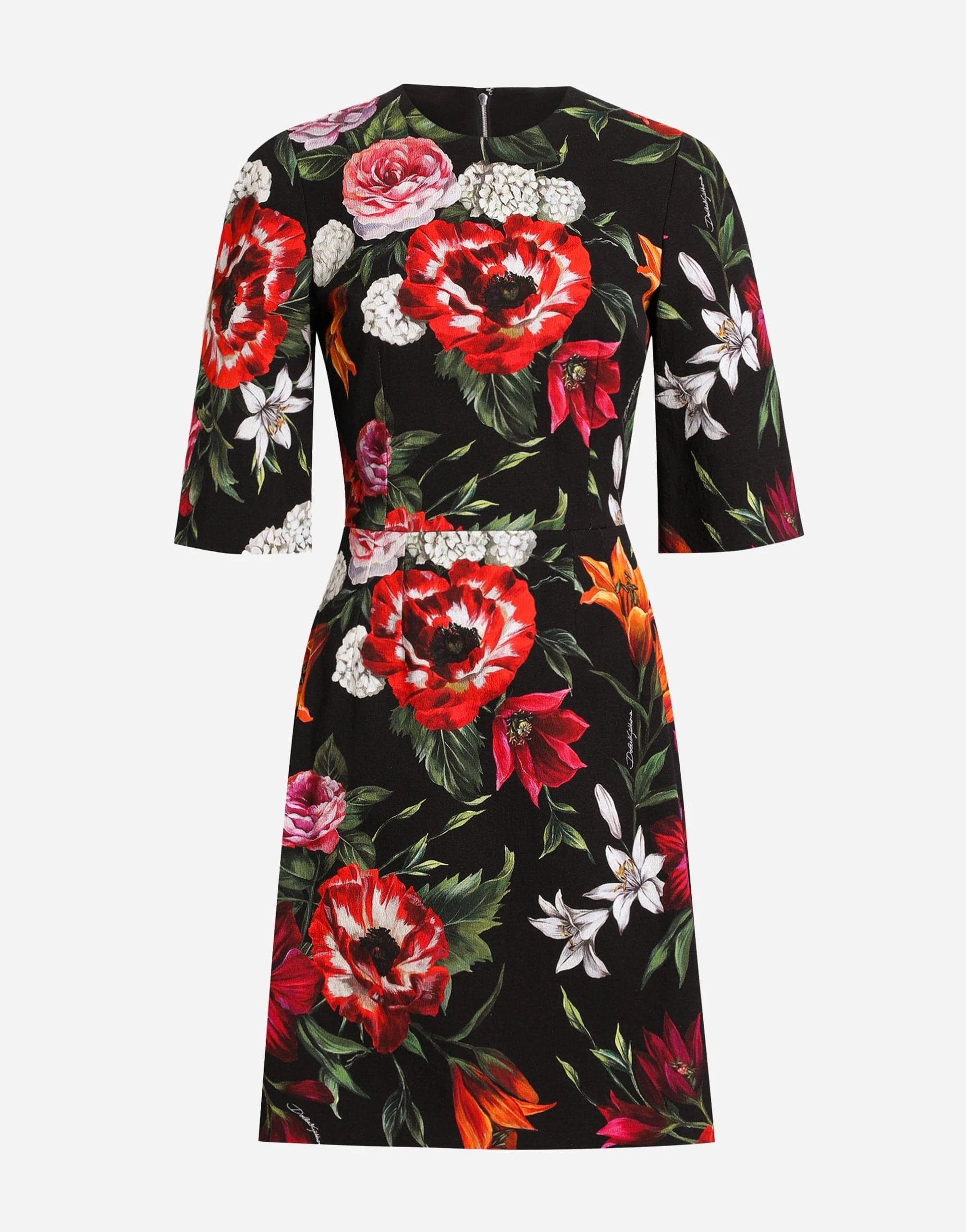 Dolce 
Gabbana Floral-Print Mini Dress