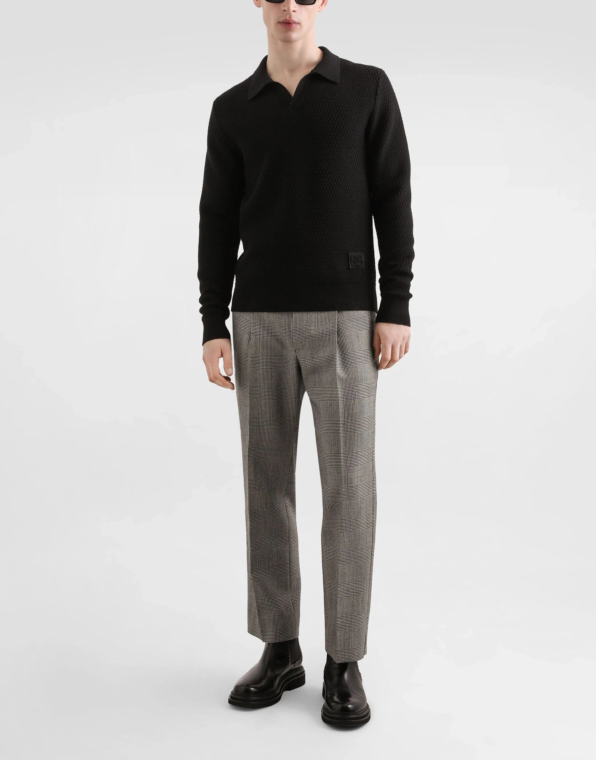 Dolce 
Gabbana Glen Plaid Trousers