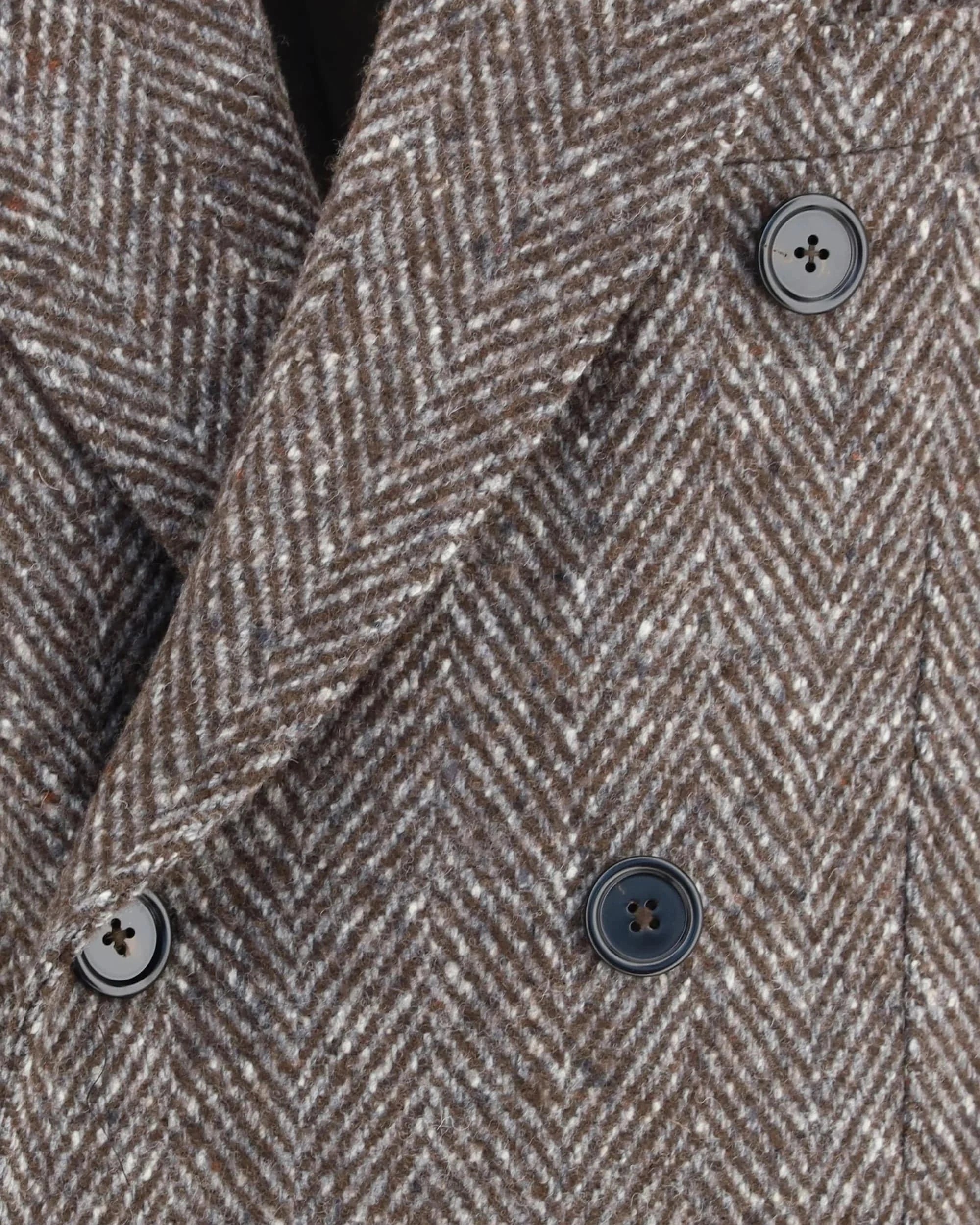 Dolce 
Gabbana Grey Double-Breasted Wool Coat