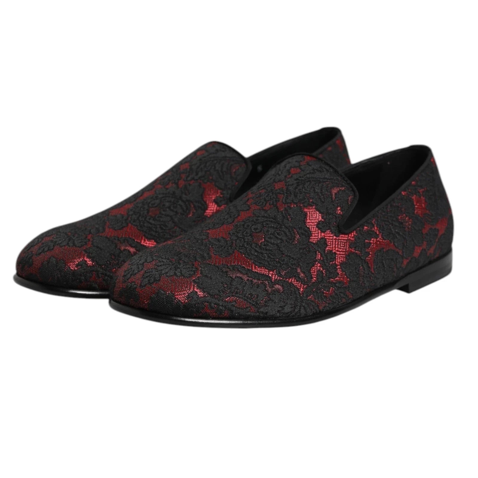 Dolce 
Gabbana Jacquard Slip-On Loafers