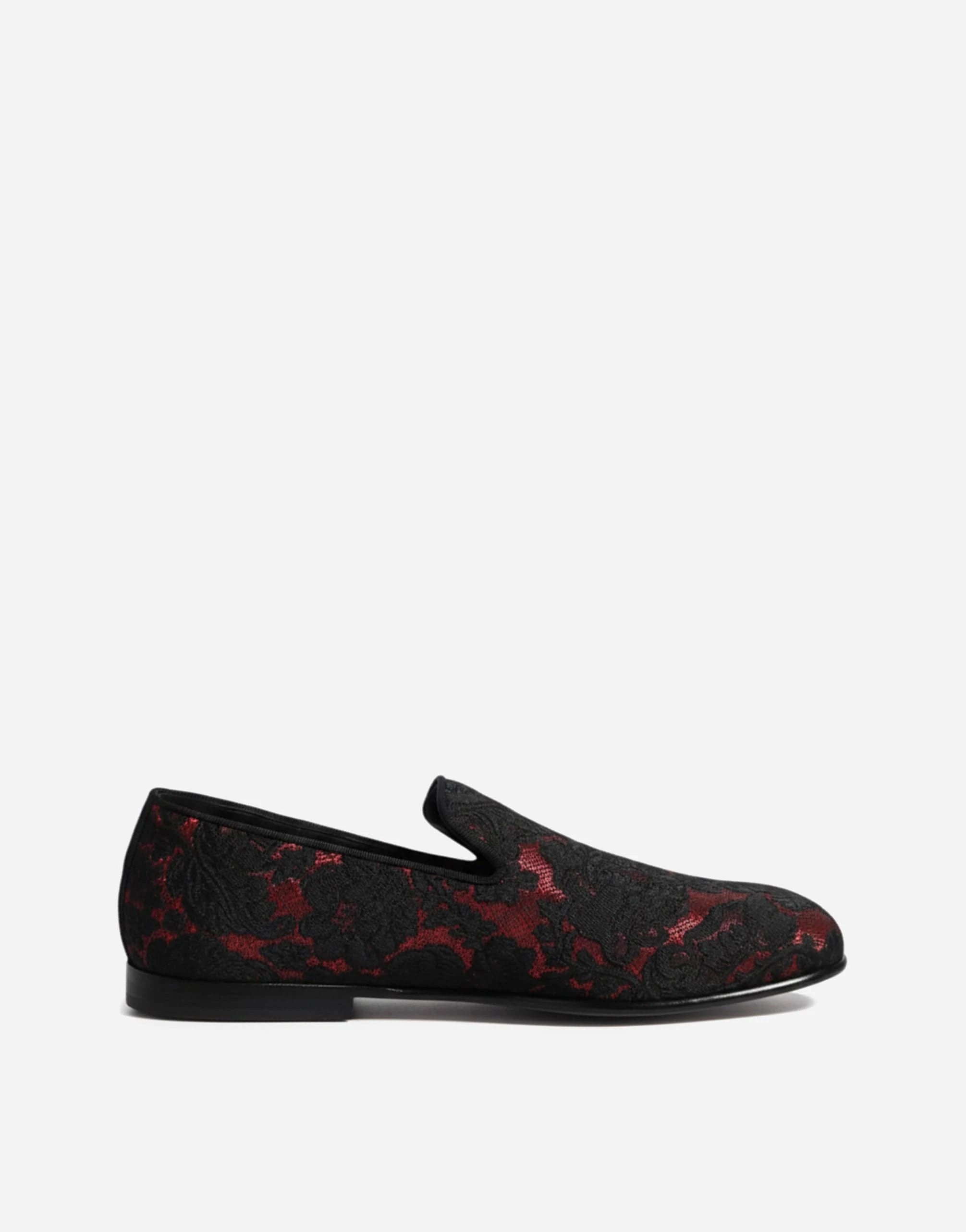 Dolce 
Gabbana Jacquard Slip-On Loafers