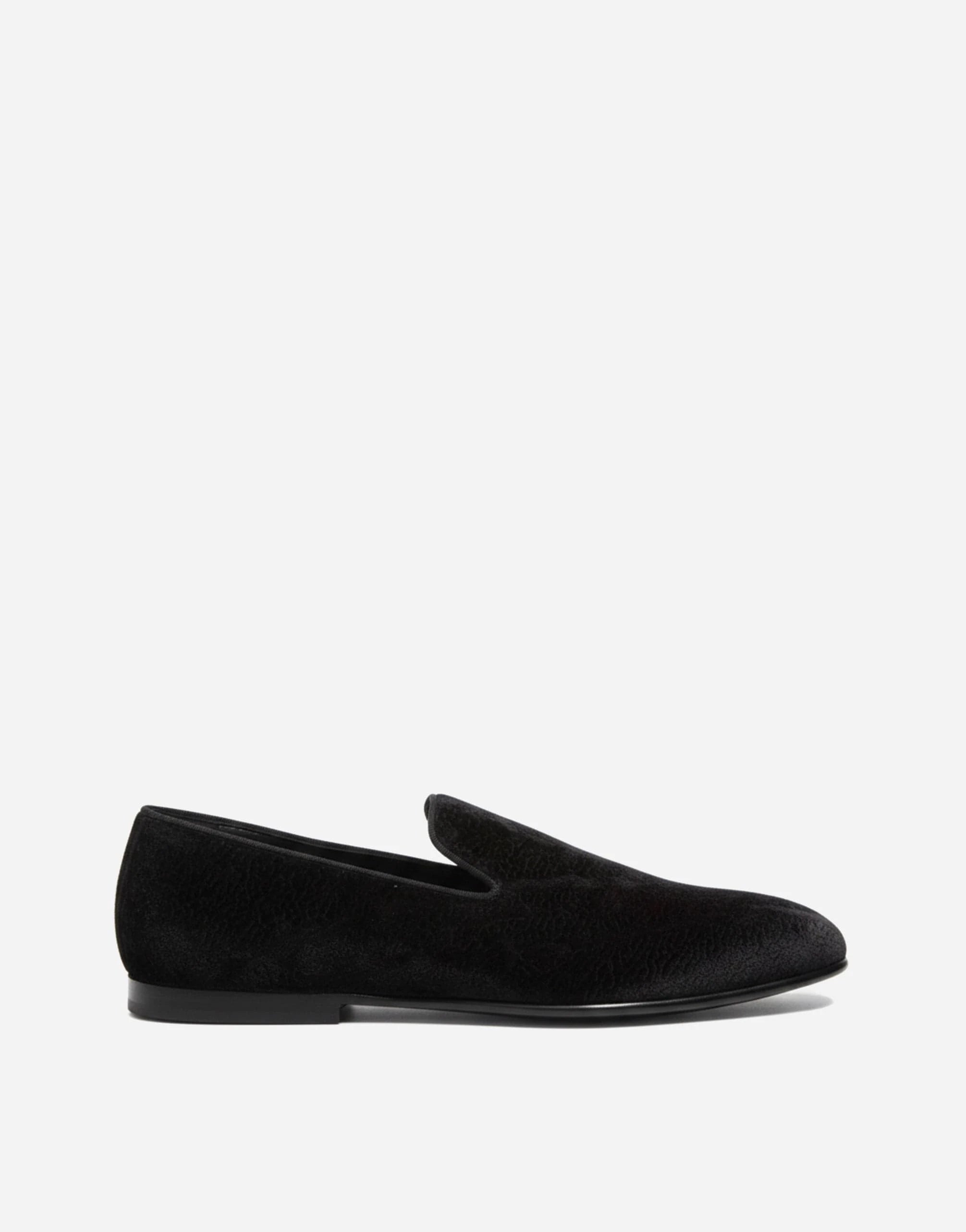 Dolce 
Gabbana Jacquard Velvet Loafers