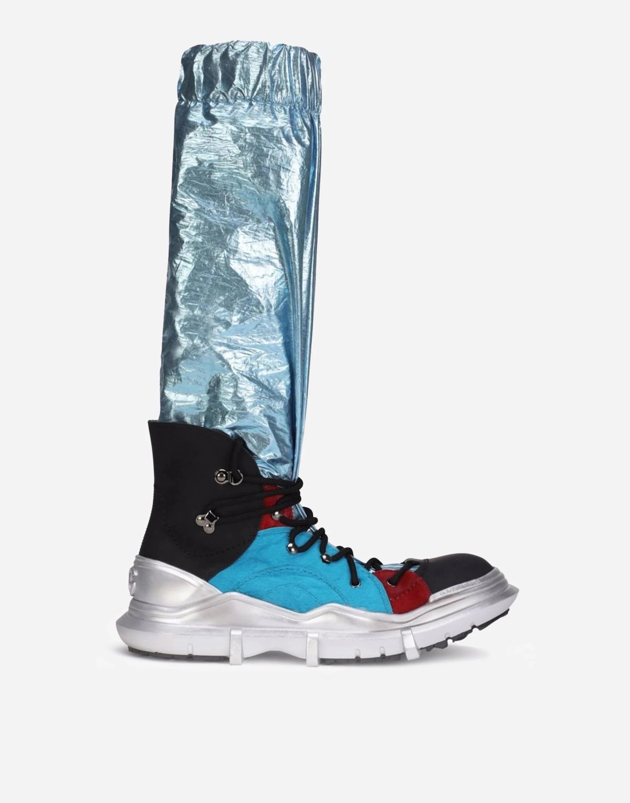 Dolce 
Gabbana Lace-Up Over-The-Knee Sock Boots