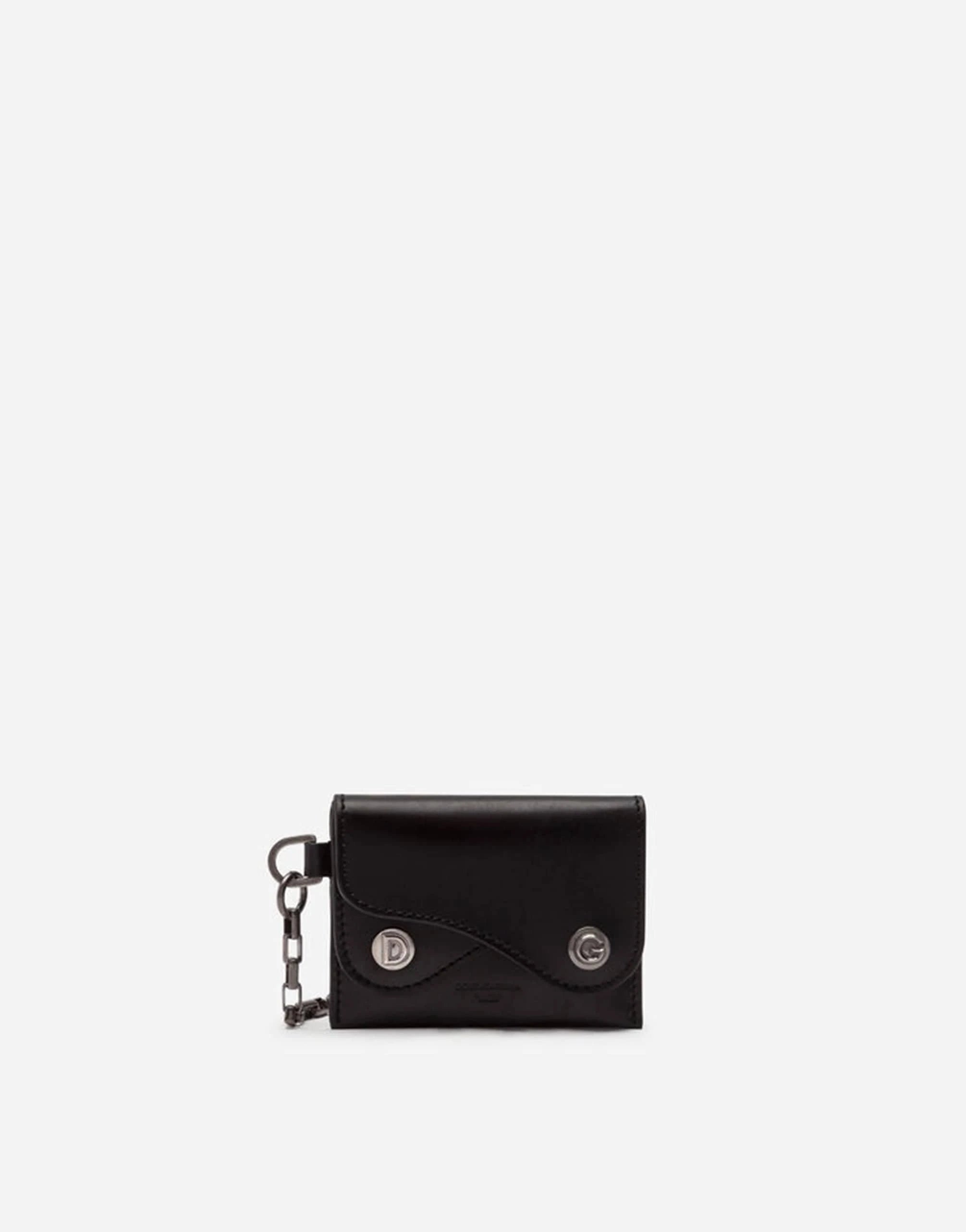 Dolce 
Gabbana Leather Biker Cardholder