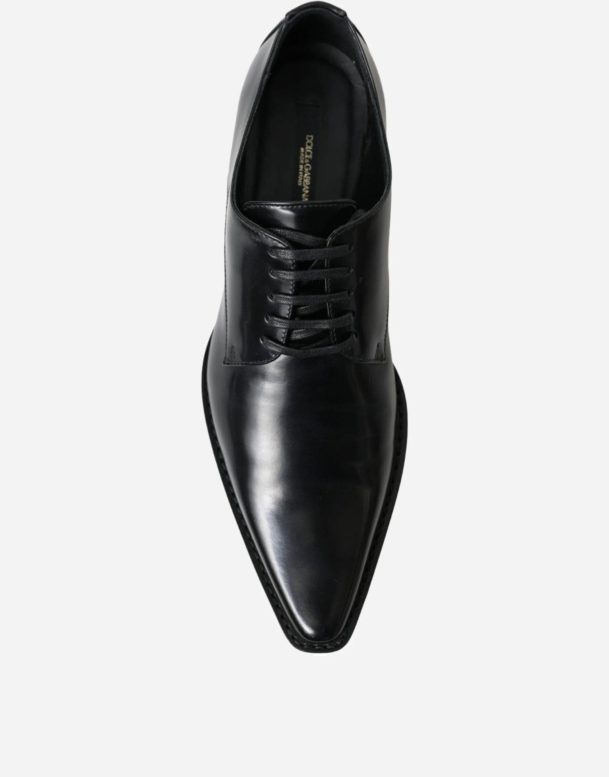 Dolce 
Gabbana Leather Lace Up Flats