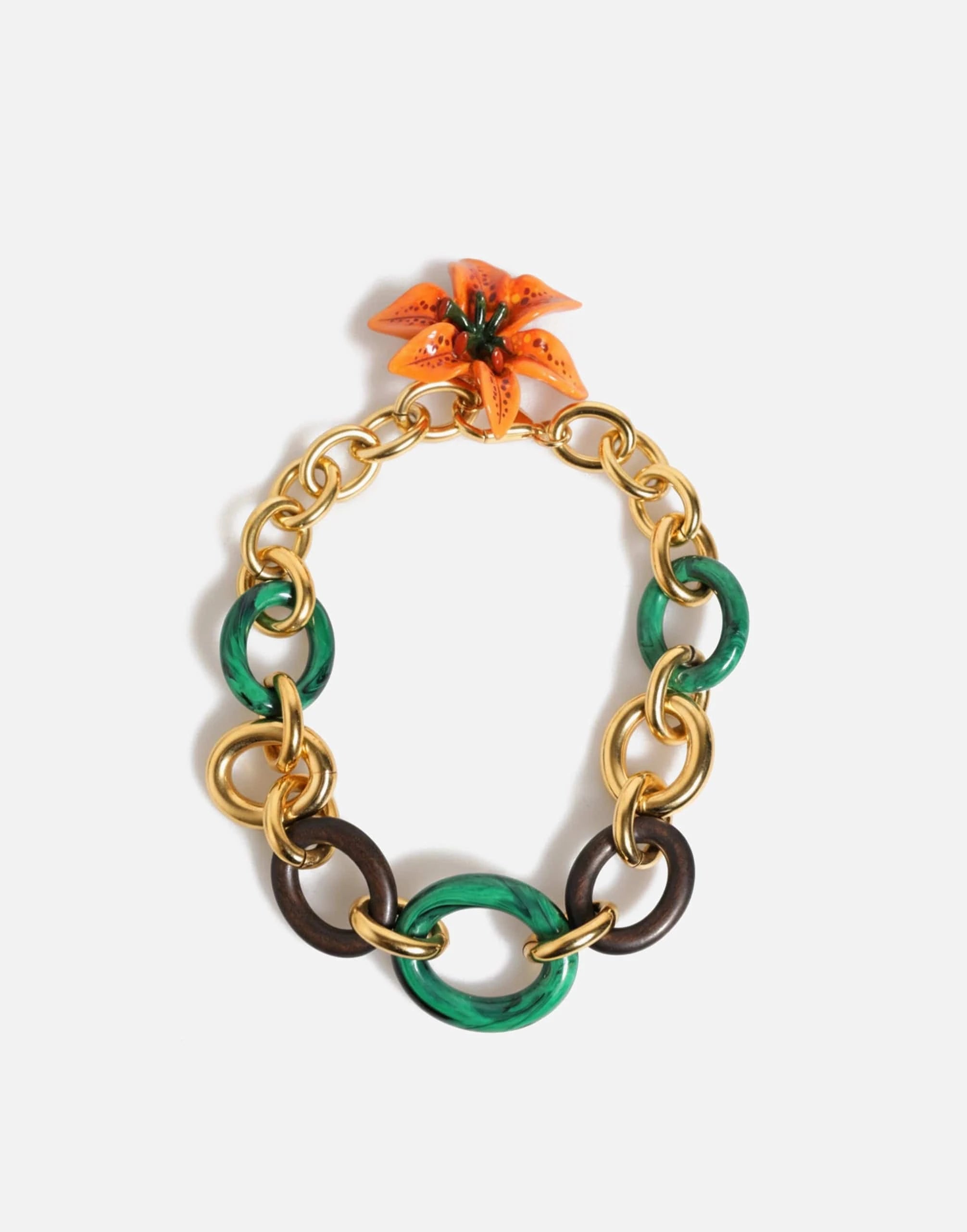 Dolce 
Gabbana Lily-Embellished Necklace