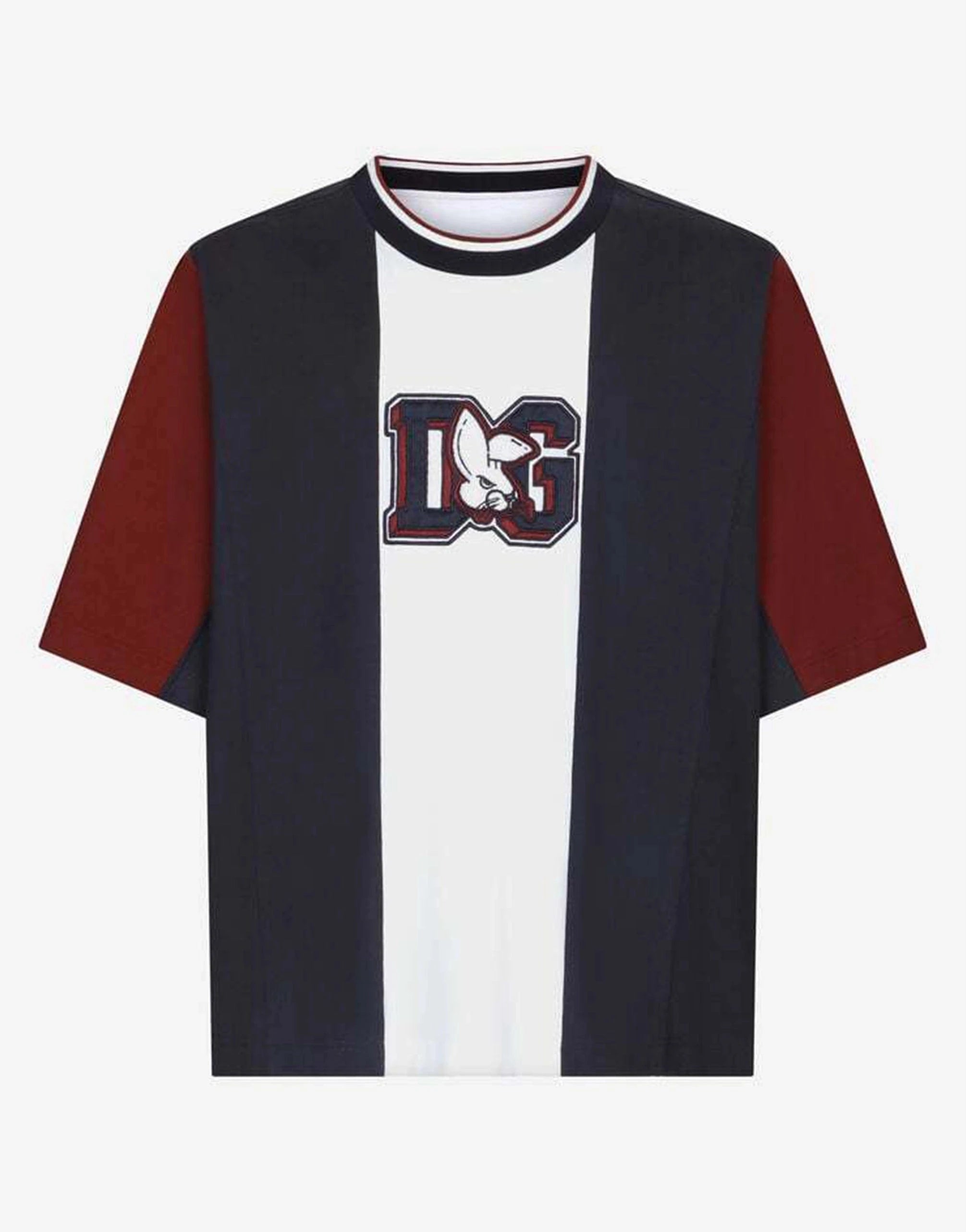 Dolce 
Gabbana Logo-Patch Short-Sleeve T-Shirt