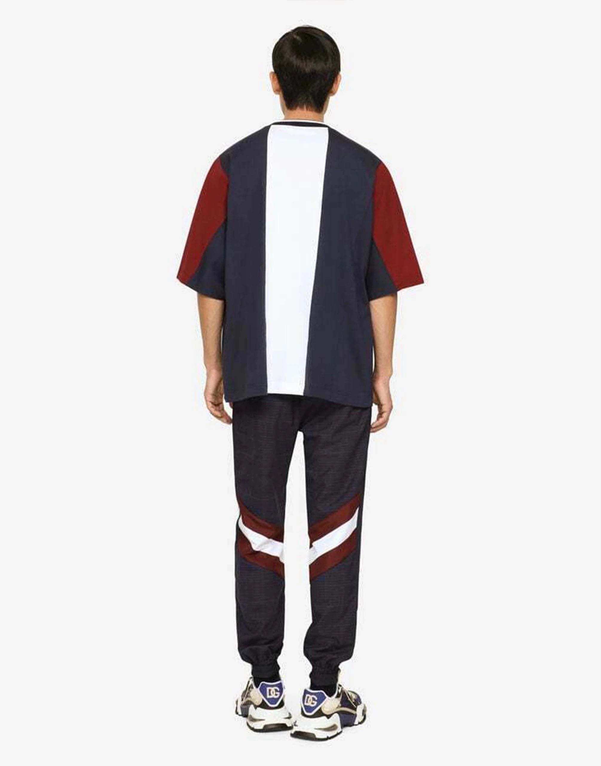 Dolce 
Gabbana Logo-Patch Short-Sleeve T-Shirt